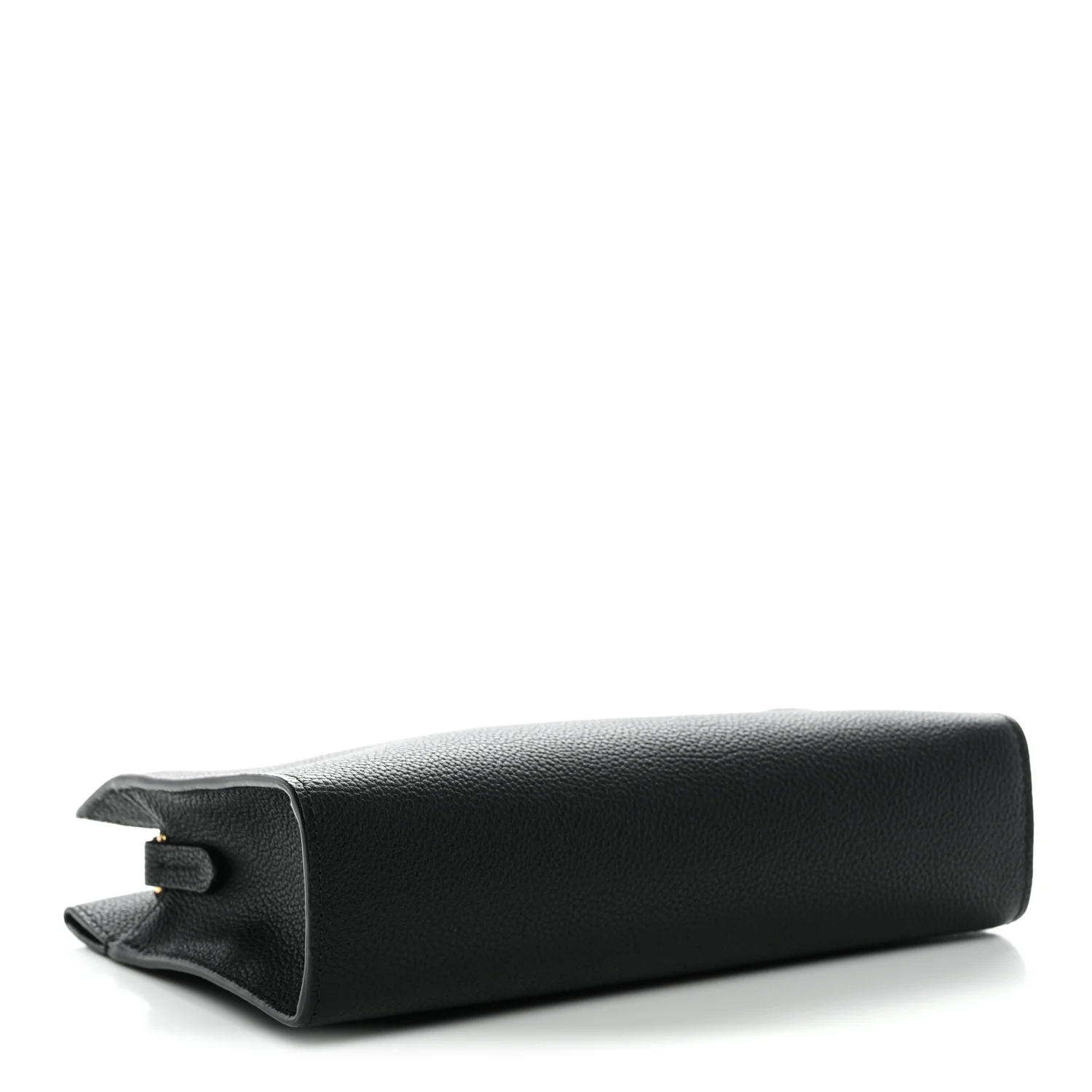 Grainy Calfskin Nova Check Small Cotswolds Pouch Black - Image 4