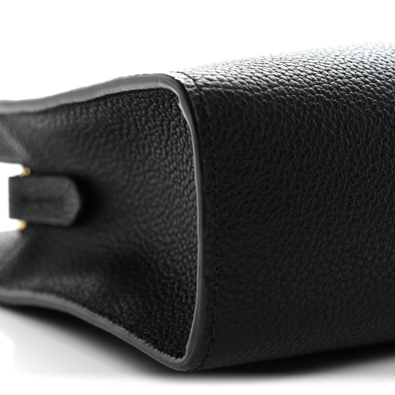 Grainy Calfskin Nova Check Small Cotswolds Pouch Black - Image 9