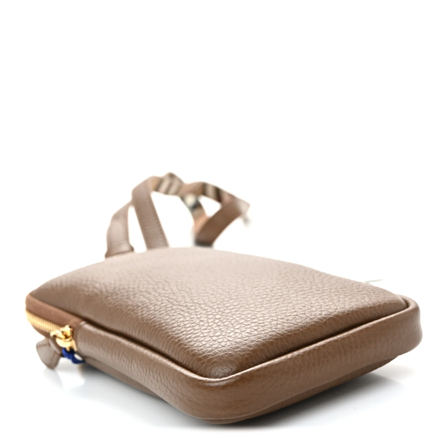 Grainy Calfskin Phone Pouch Earth - Image 4