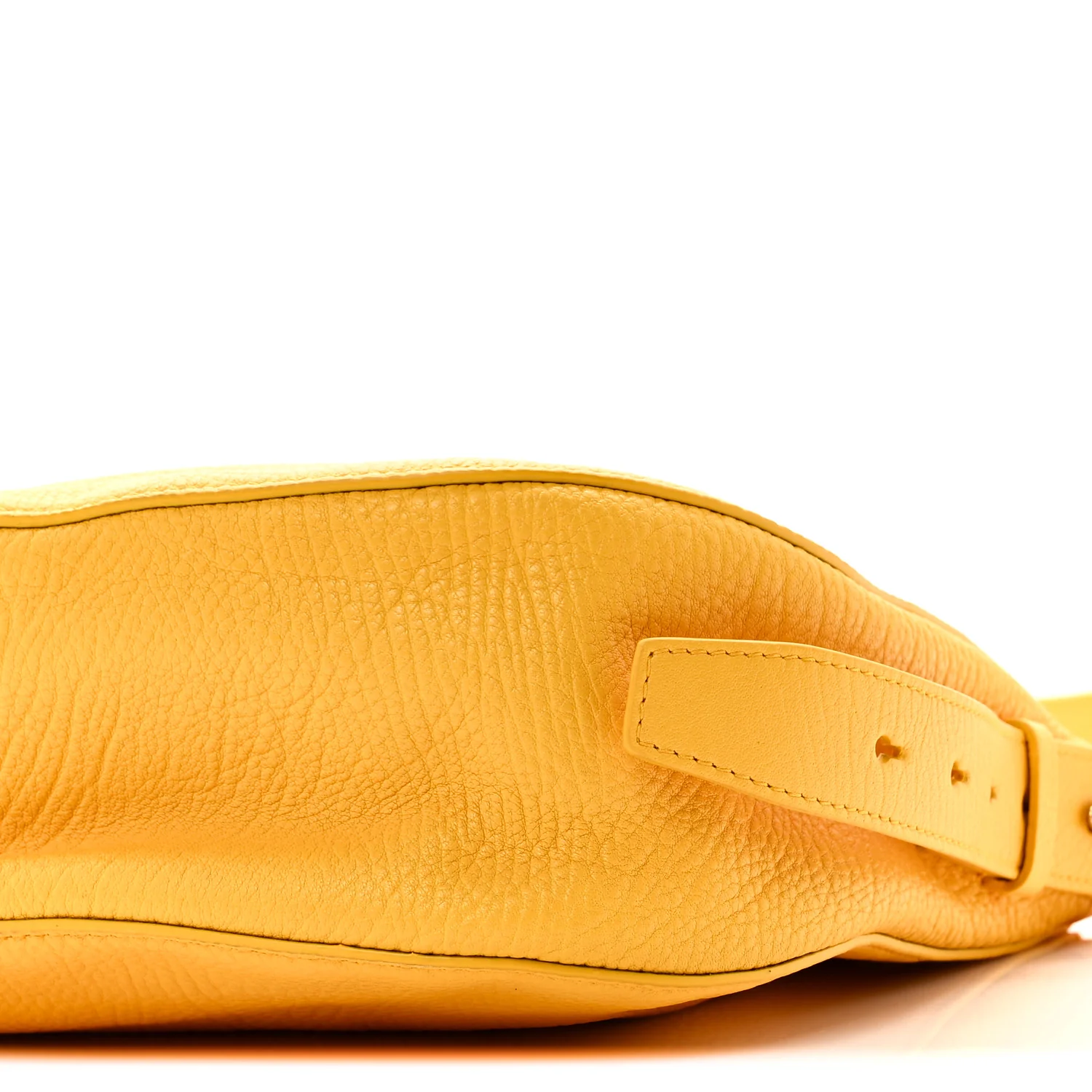 Grainy Calfskin Small Knight Crossbody Bag Mimosa - Image 9