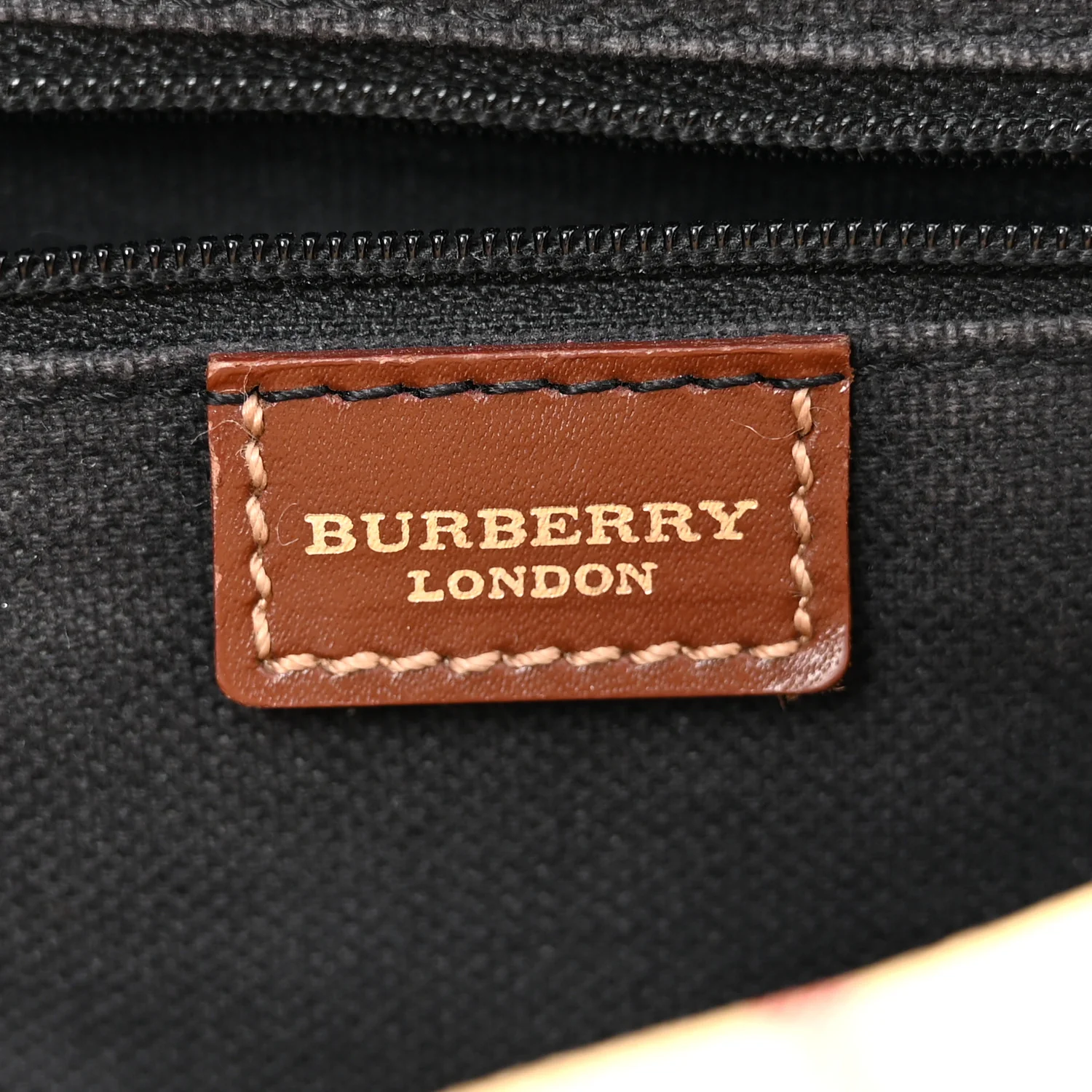 Haymarket Check Barrel Bag Brown - Image 6