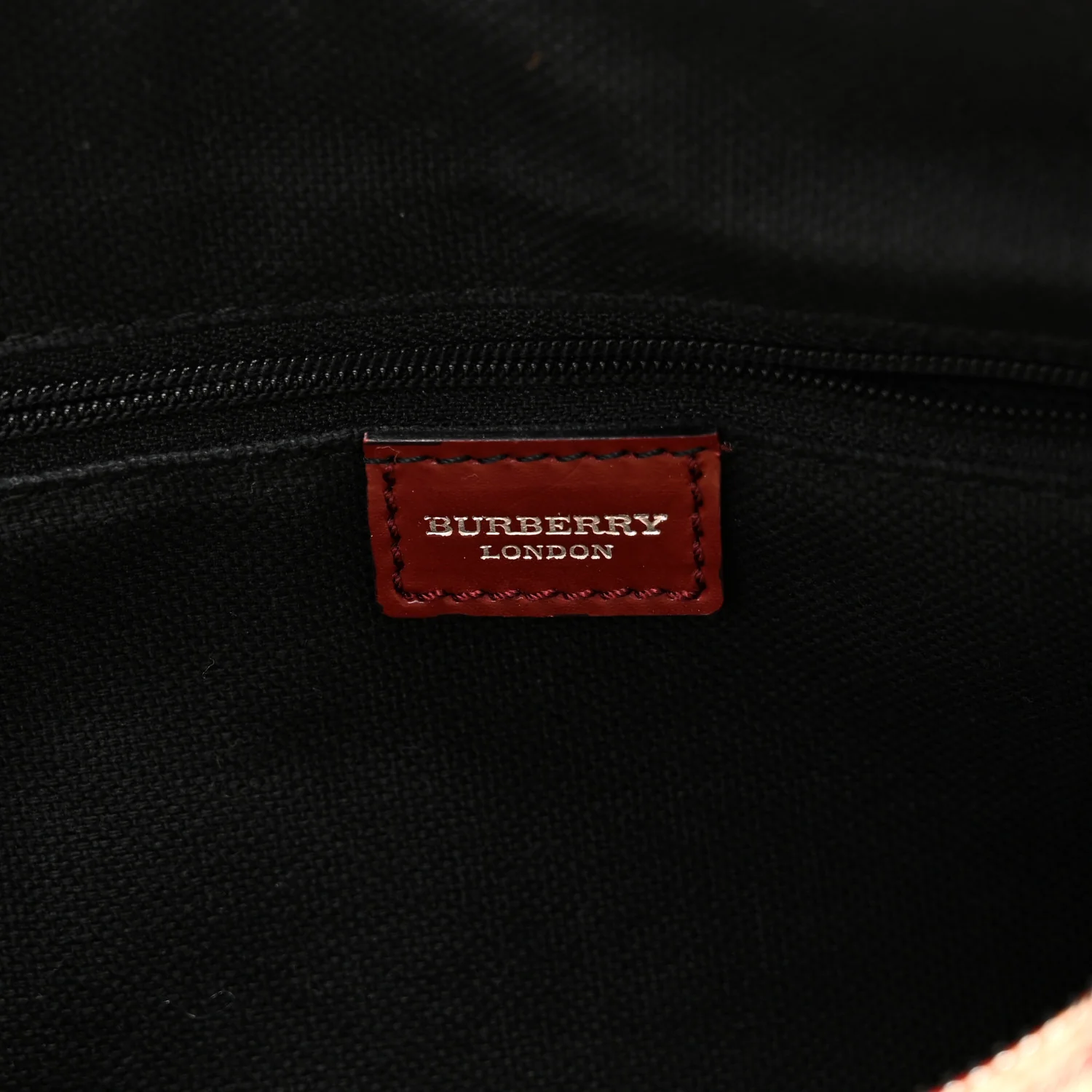 Haymarket Check Barrel Bag Red - Image 6