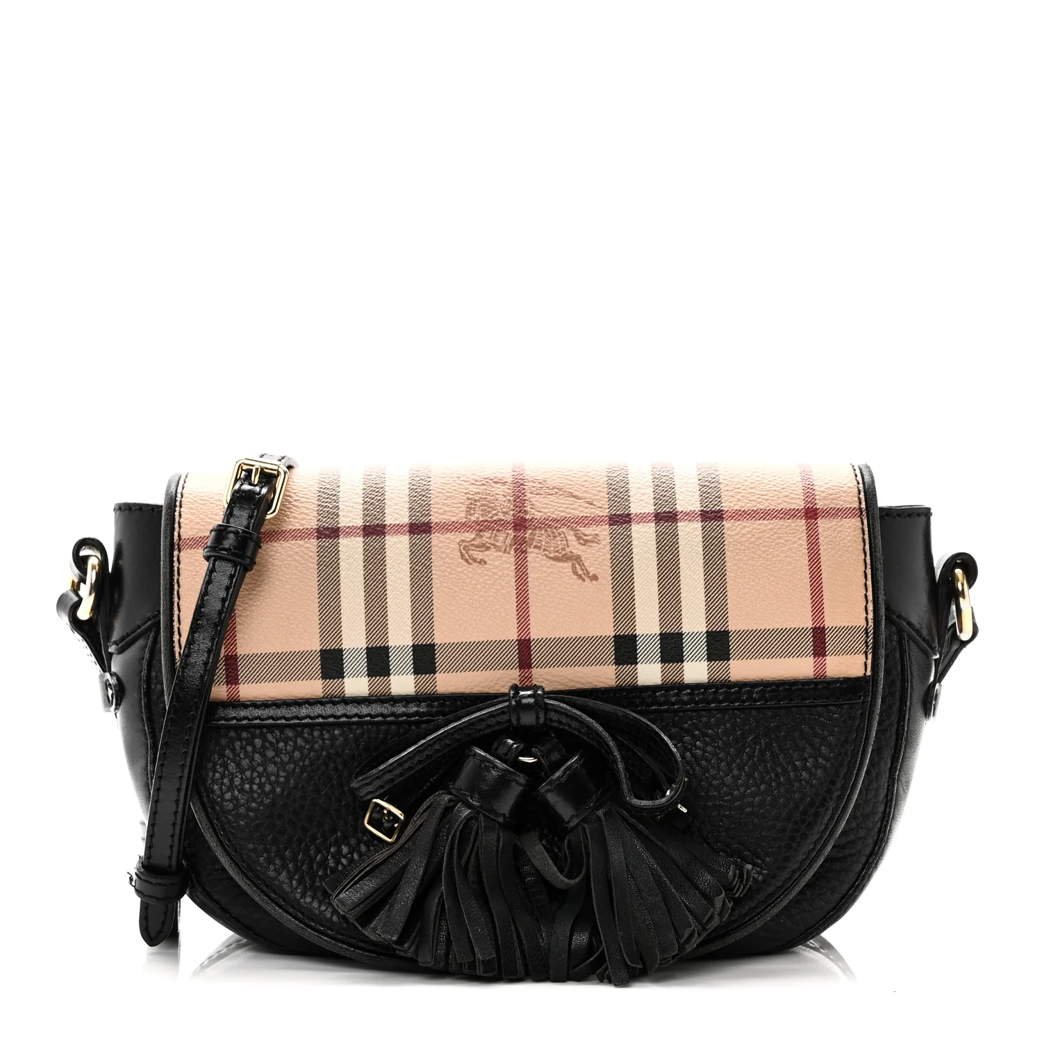 Haymarket Check Maydown Crossbody Bag Black