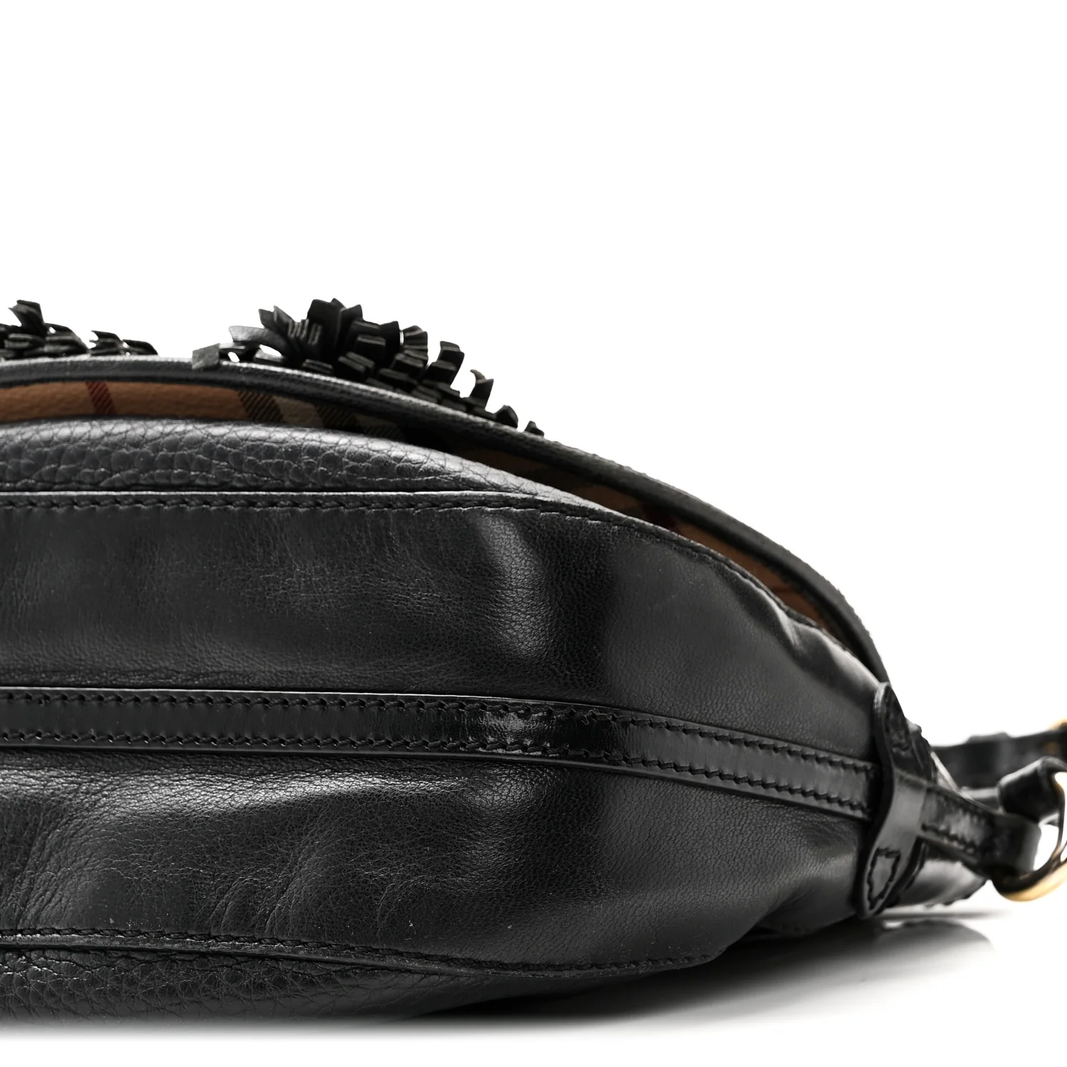 Haymarket Check Maydown Crossbody Bag Black - Image 10