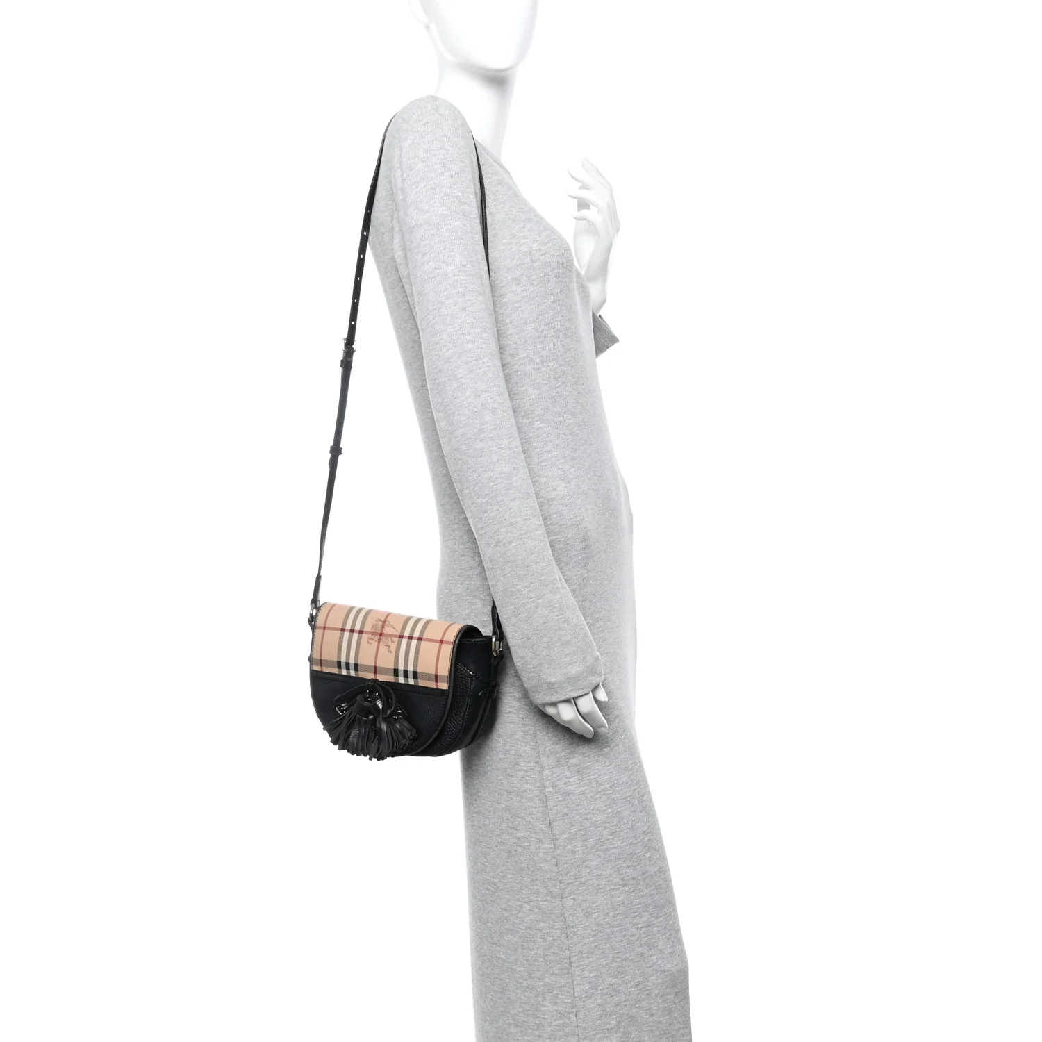 Haymarket Check Maydown Crossbody Bag Black - Image 2