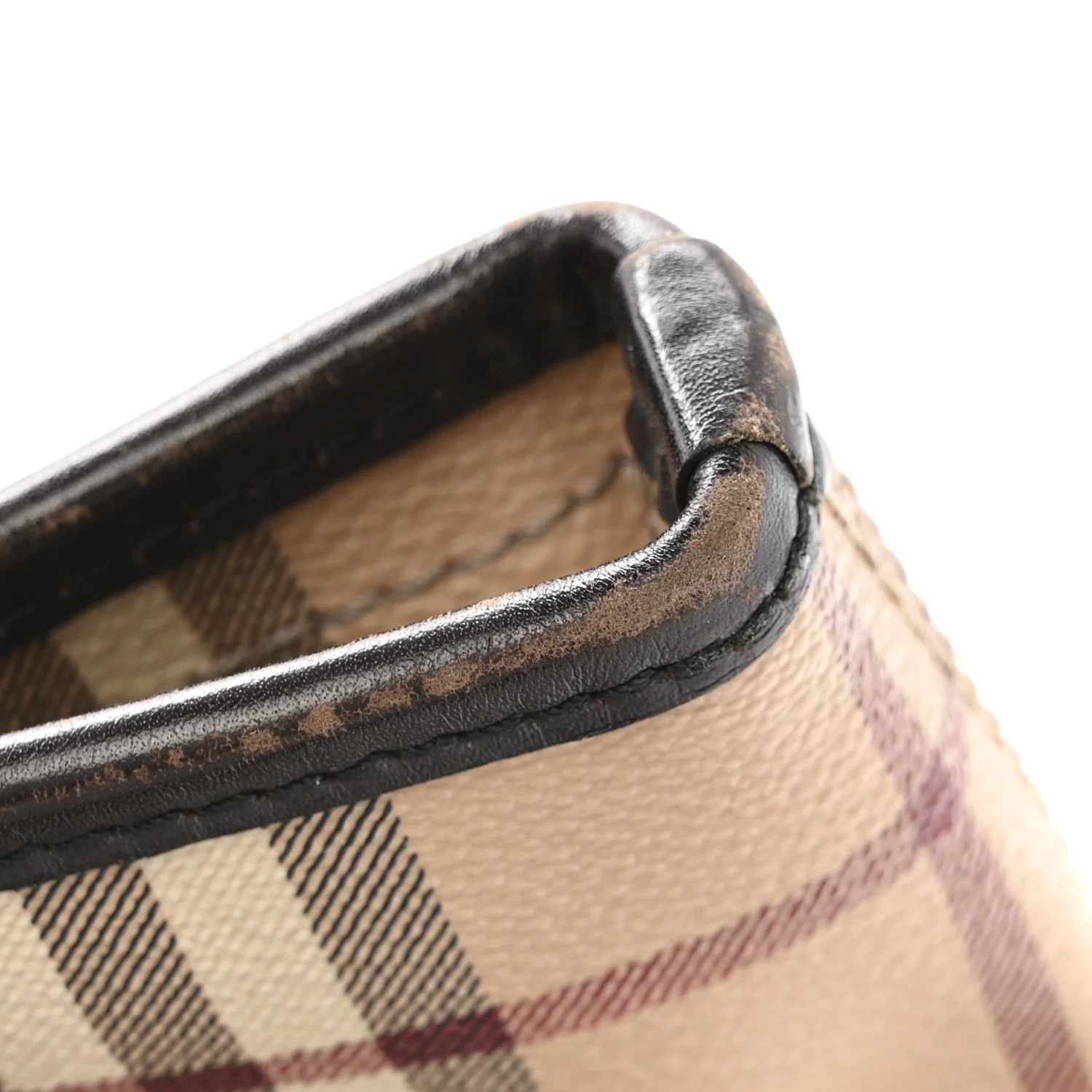 Haymarket Check Medium Regent Tote Chocolate - Image 15