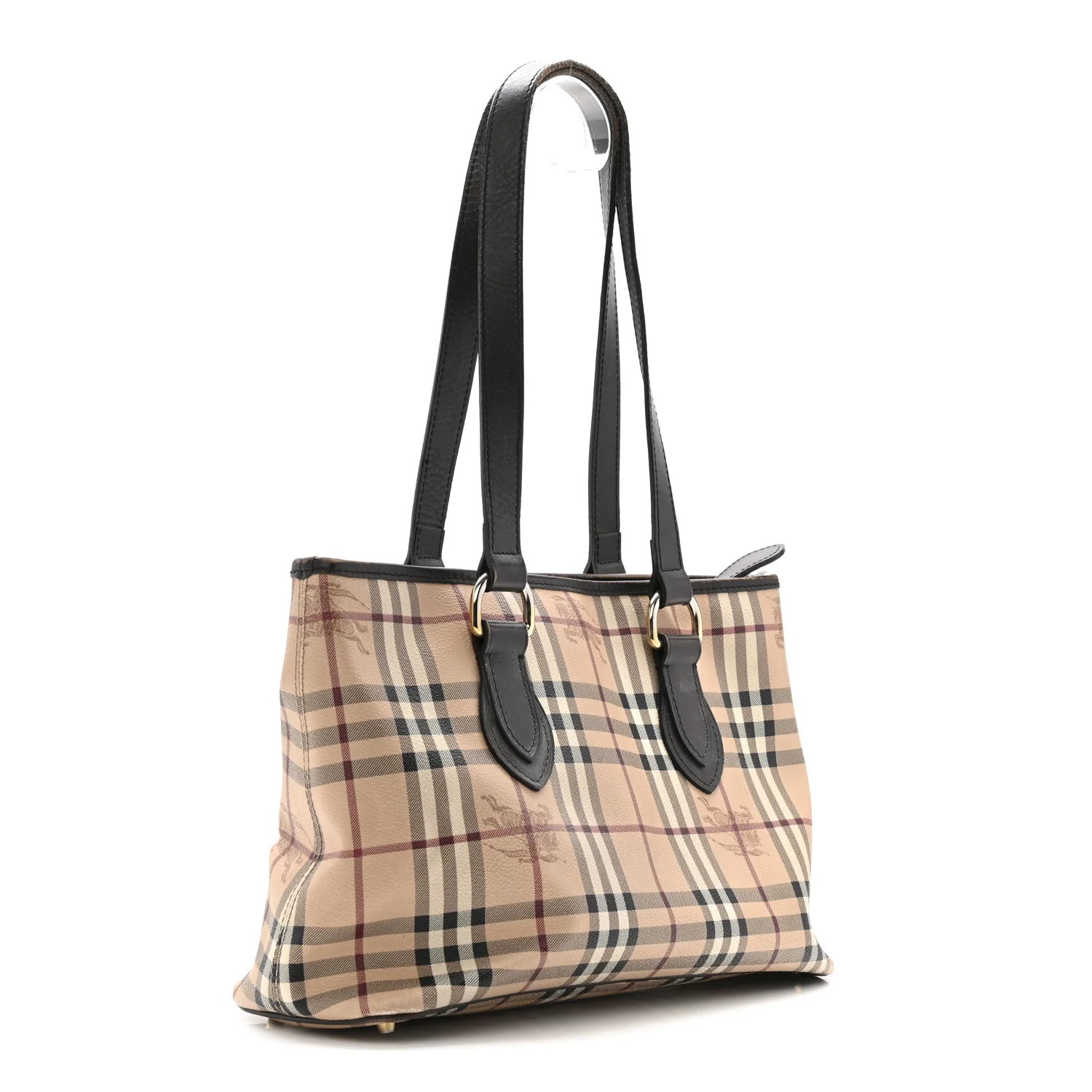 Haymarket Check Medium Regent Tote Chocolate - Image 3