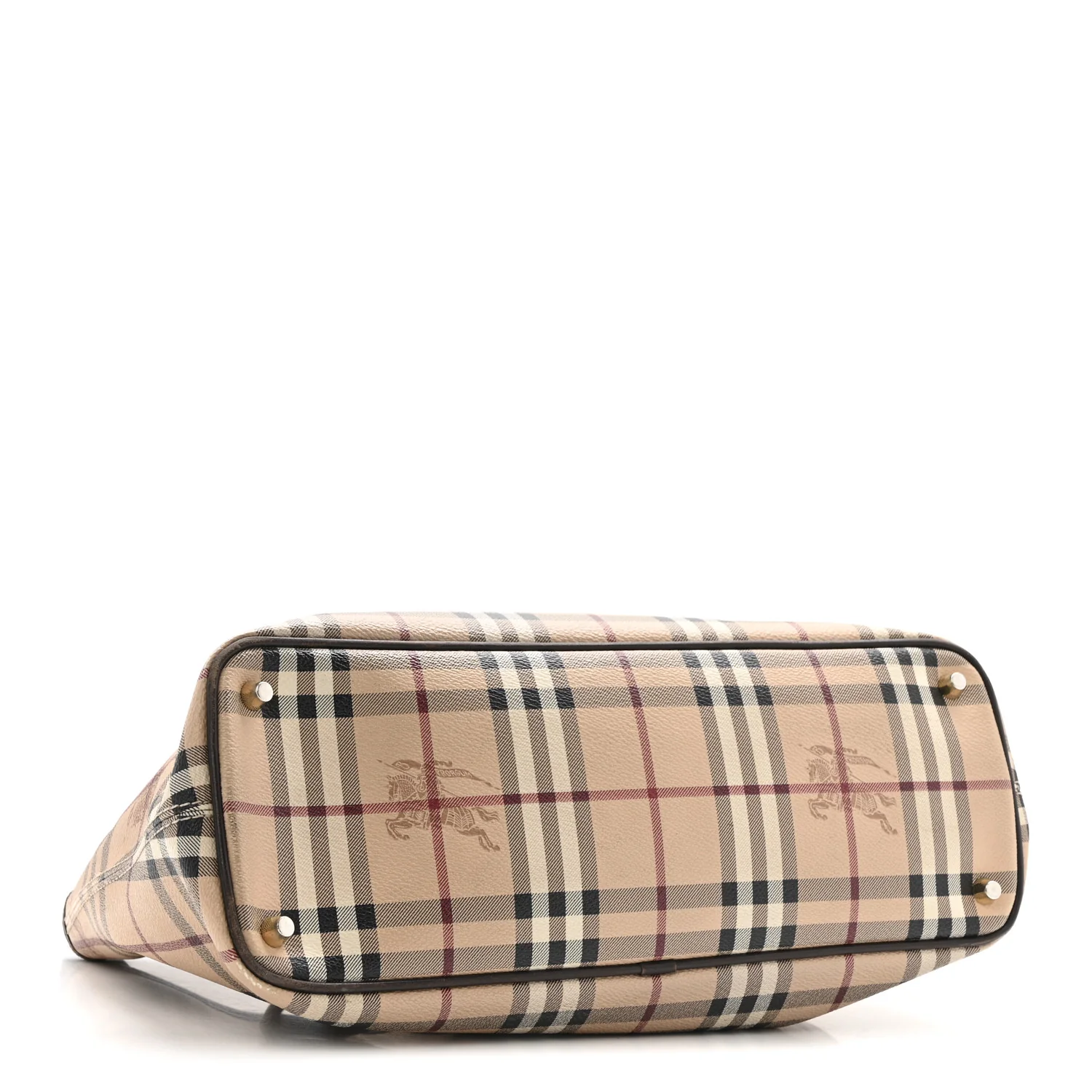 Haymarket Check Medium Regent Tote Chocolate - Image 4