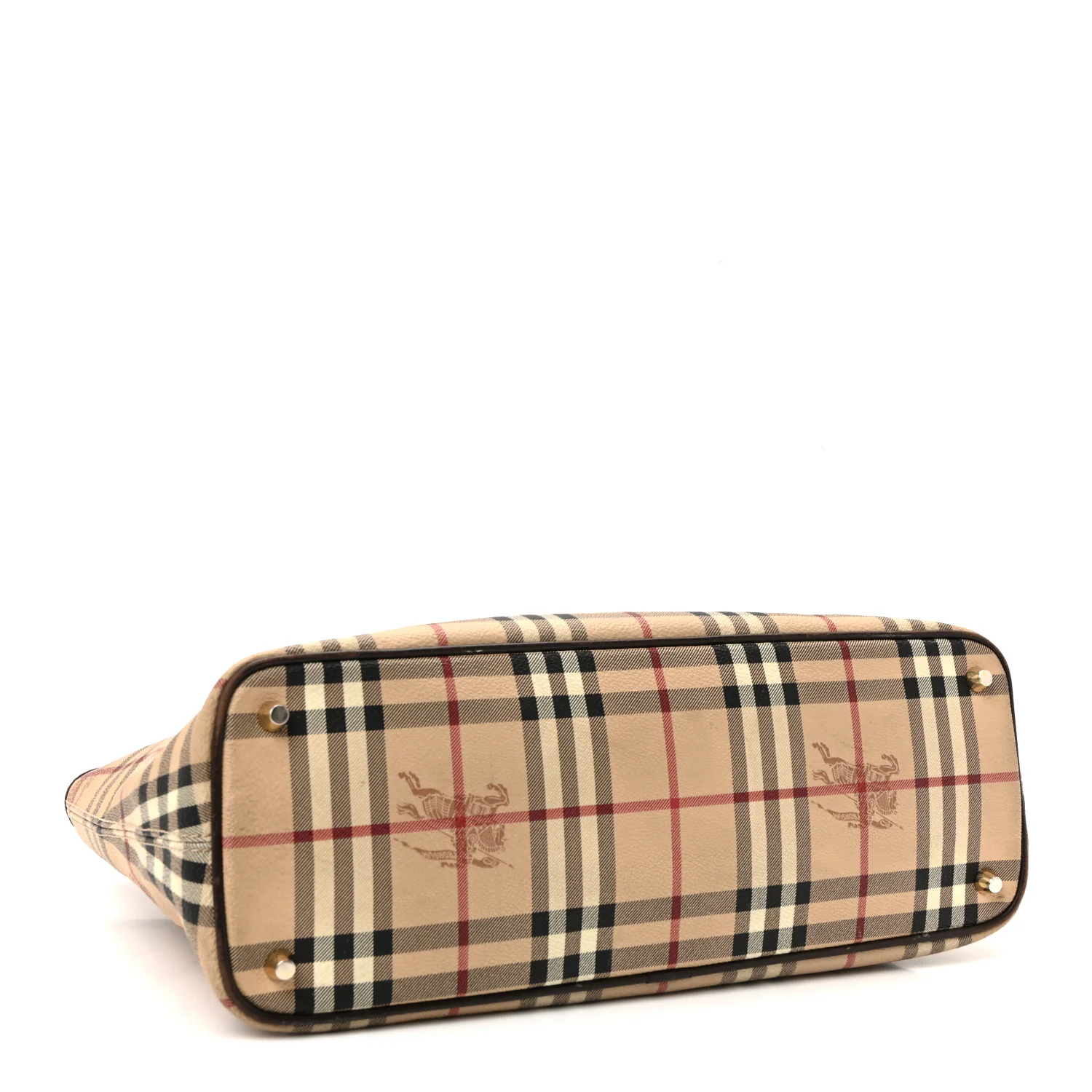 Haymarket Check Medium Regent Tote Chocolate - Image 4