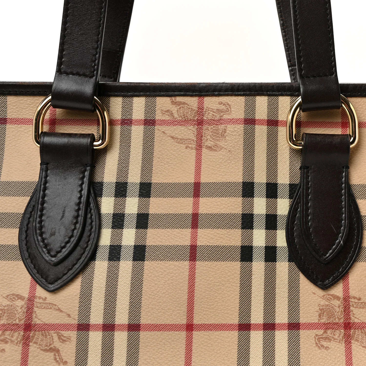 Haymarket Check Medium Regent Tote Chocolate - Image 7
