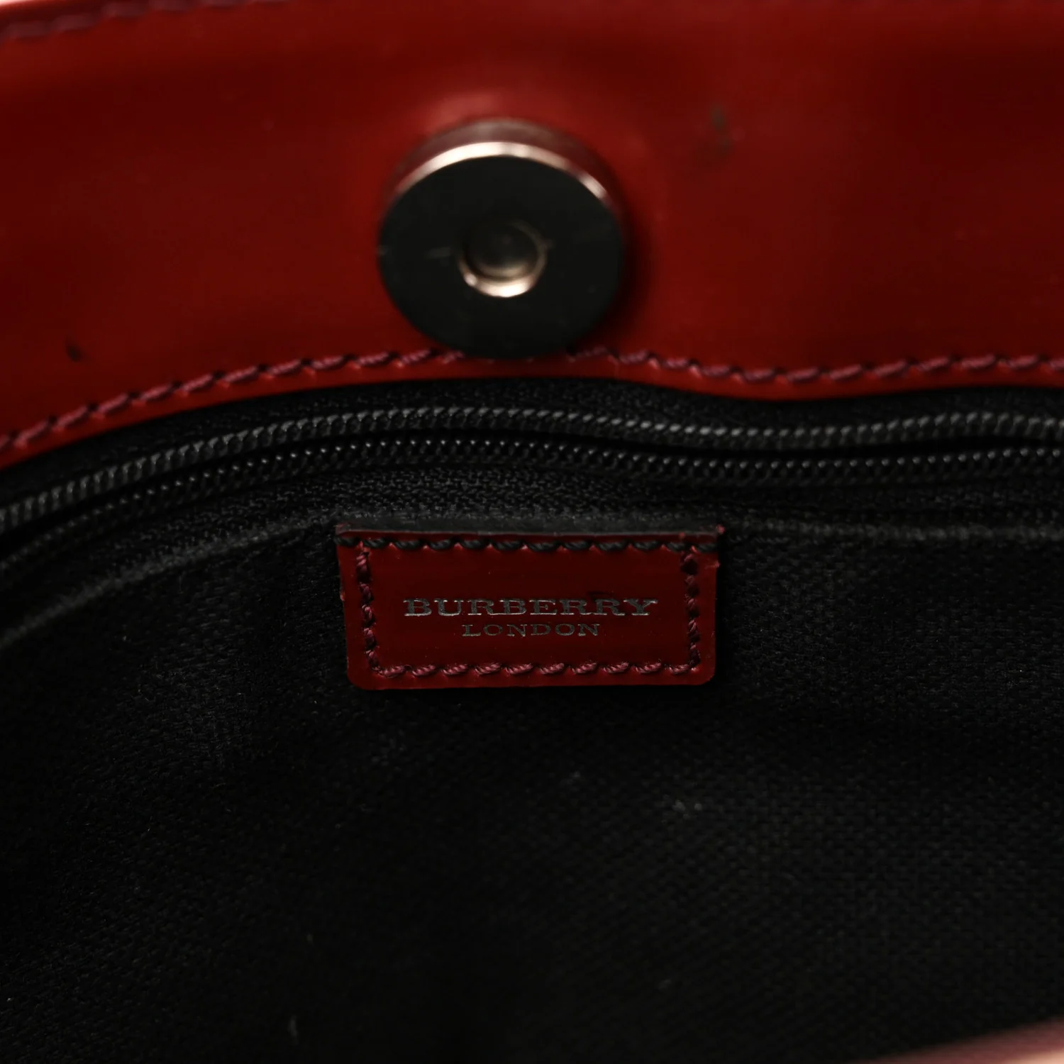 Haymarket Check Medium Tote Red - Image 6