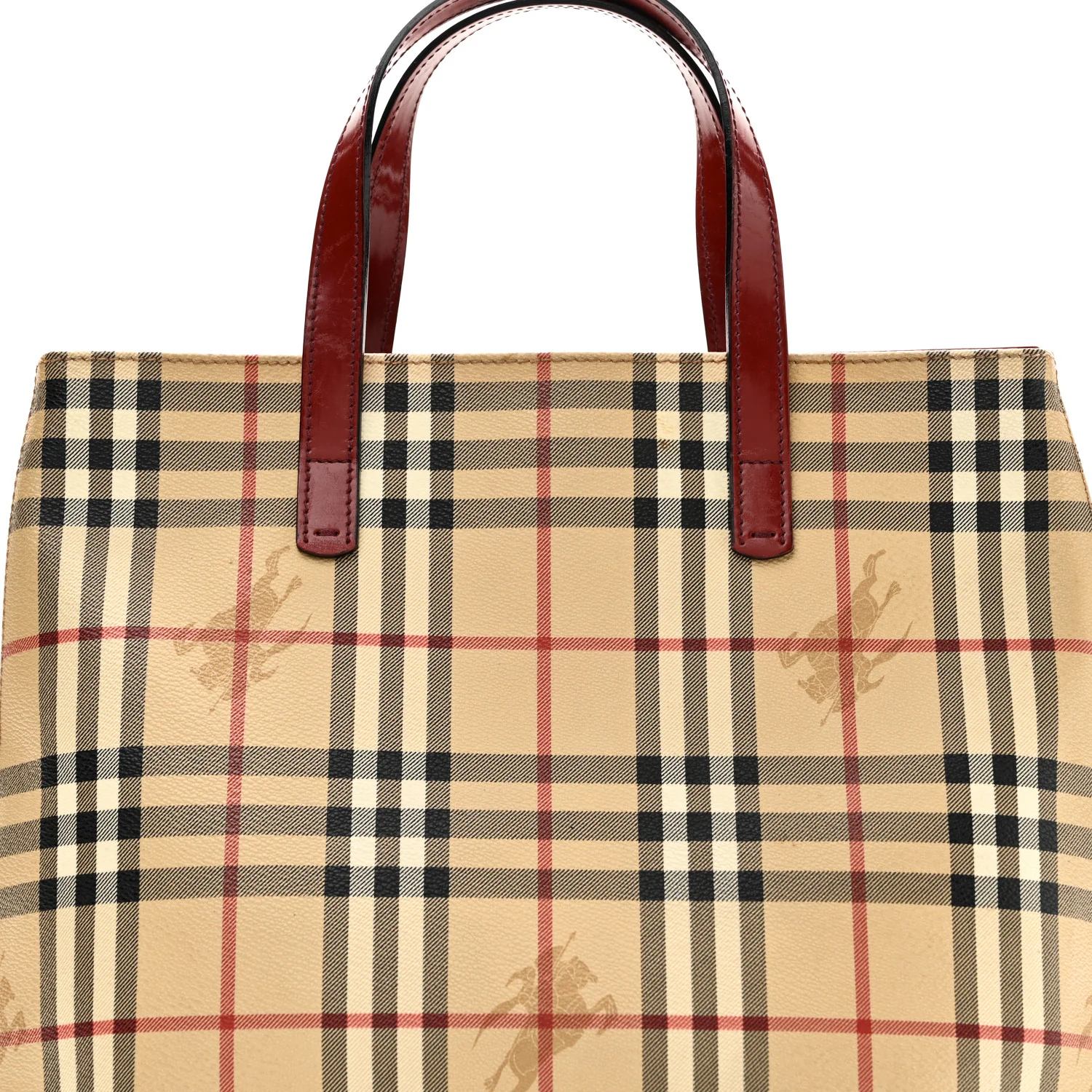 Haymarket Check Medium Tote Red - Image 8