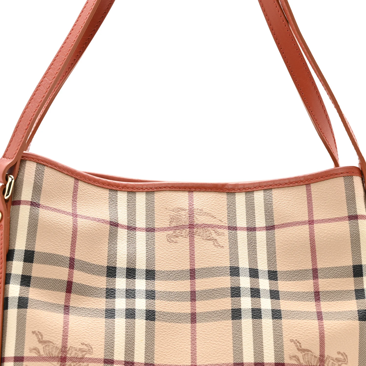 Haymarket Check Small Canterbury Tote Tangerine - Image 8