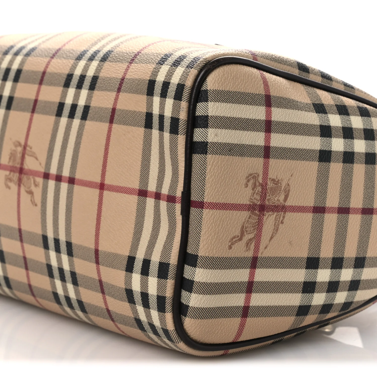 Haymarket Check Small Chester Bowling Bag Chocolate - Image 10