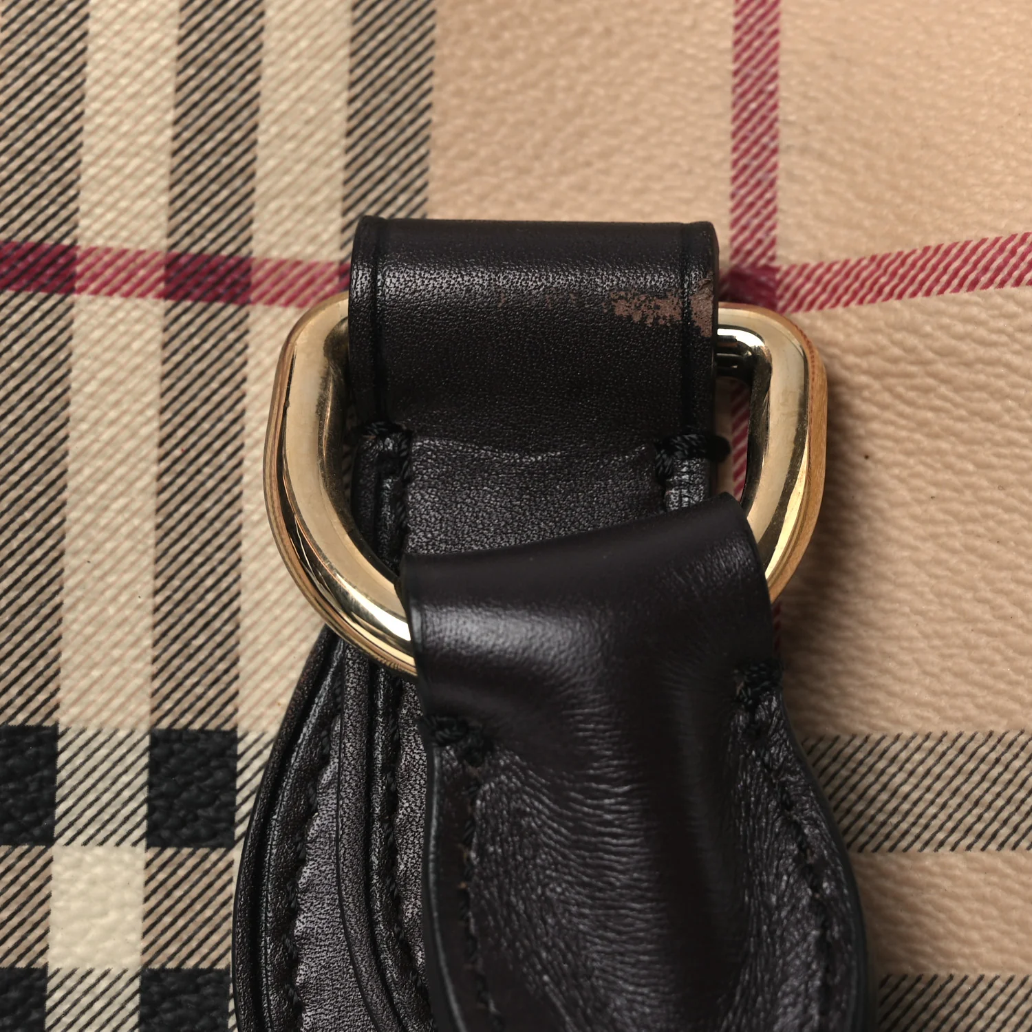 Haymarket Check Small Chester Bowling Bag Chocolate - Image 11