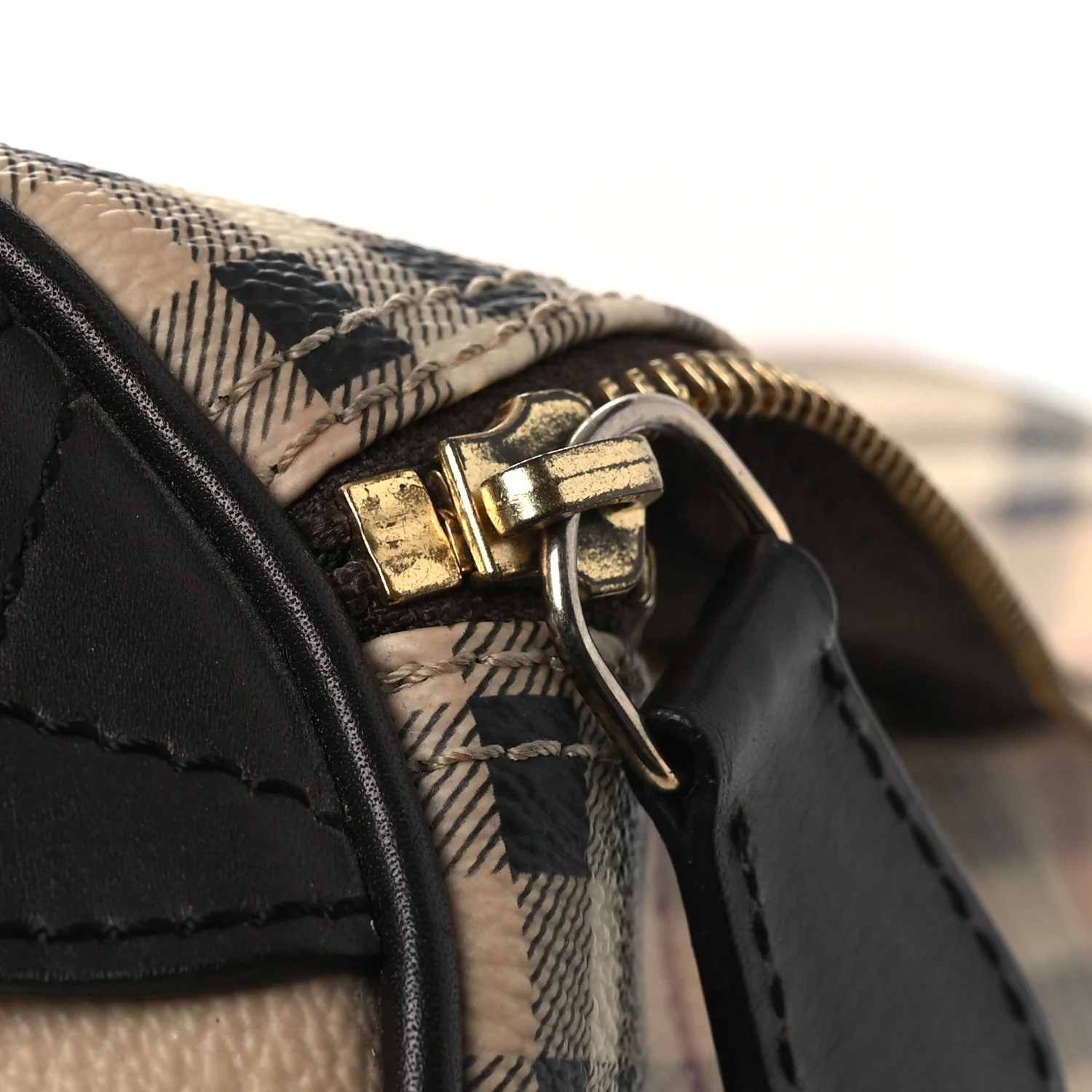 Haymarket Check Small Chester Bowling Bag Chocolate - Image 12