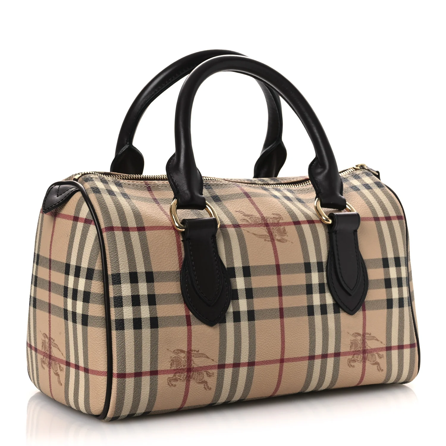 Haymarket Check Small Chester Bowling Bag Chocolate - Image 3