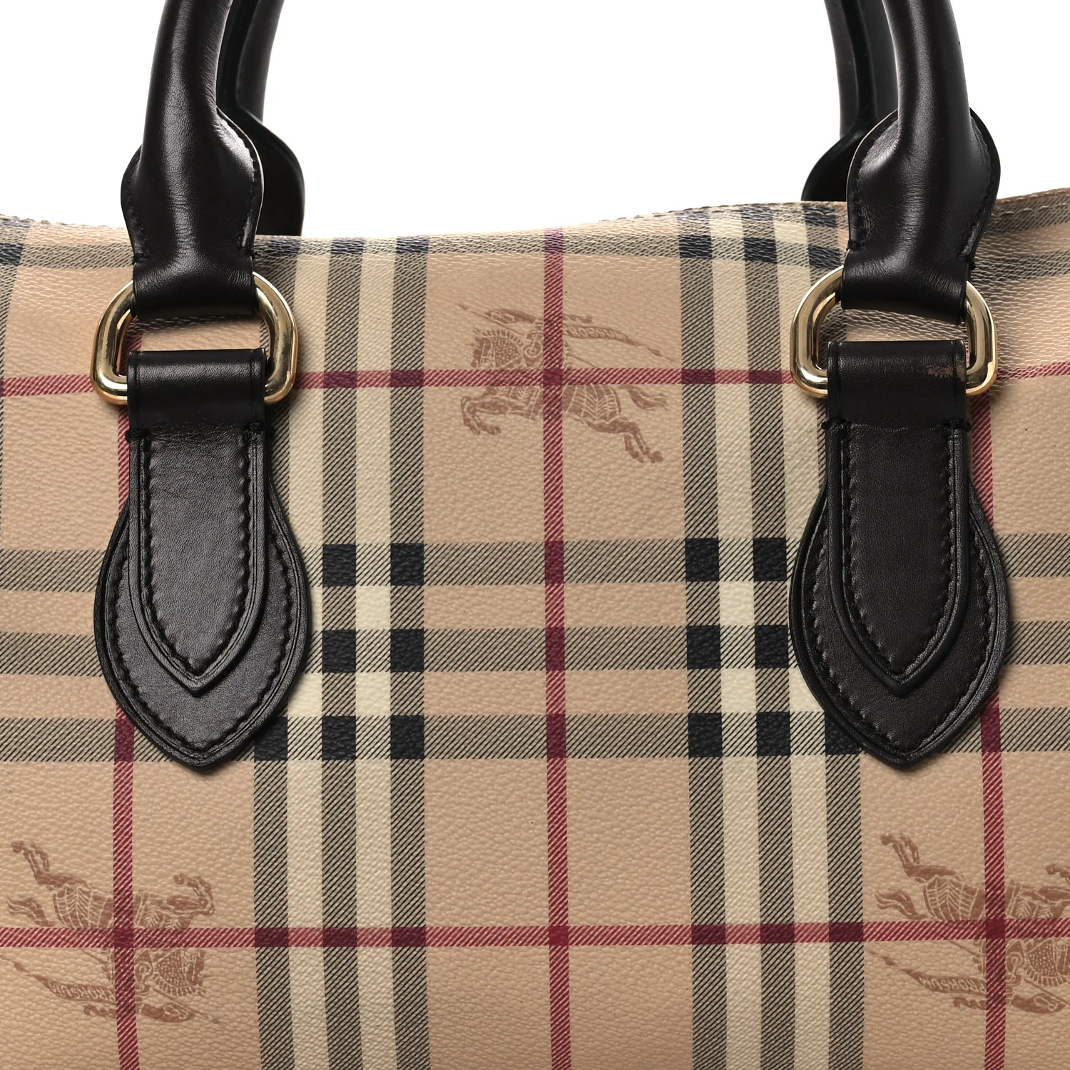 Haymarket Check Small Chester Bowling Bag Chocolate - Image 8