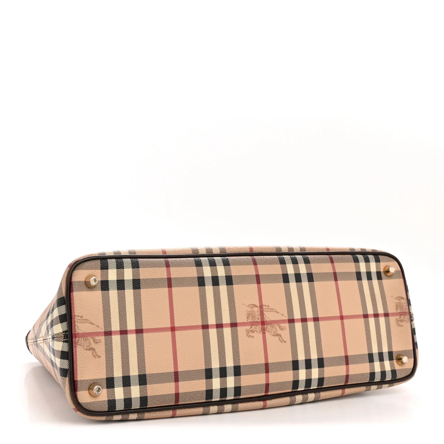 Haymarket Check Tote Bag Chocolate - Image 4