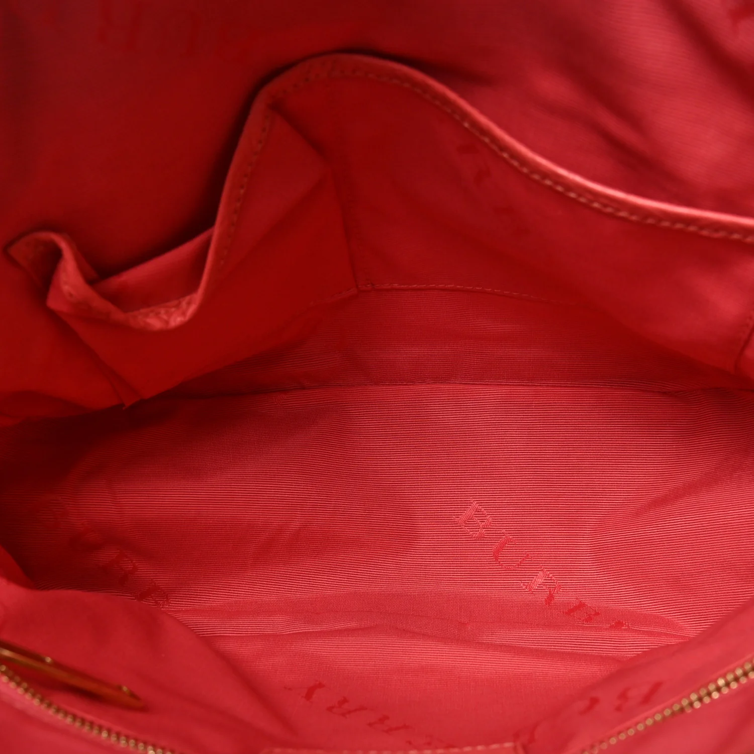 Heritage Grain Check Embossed Small Orchard Bowling Bag Pink - Image 5