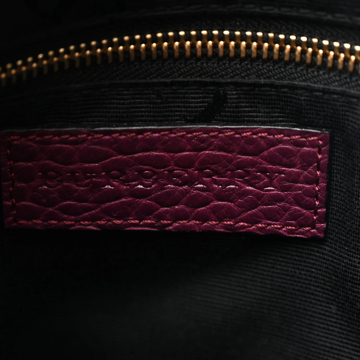 Heritage Grain Small Orchard Bowling Bag Damson Magenta - Image 6
