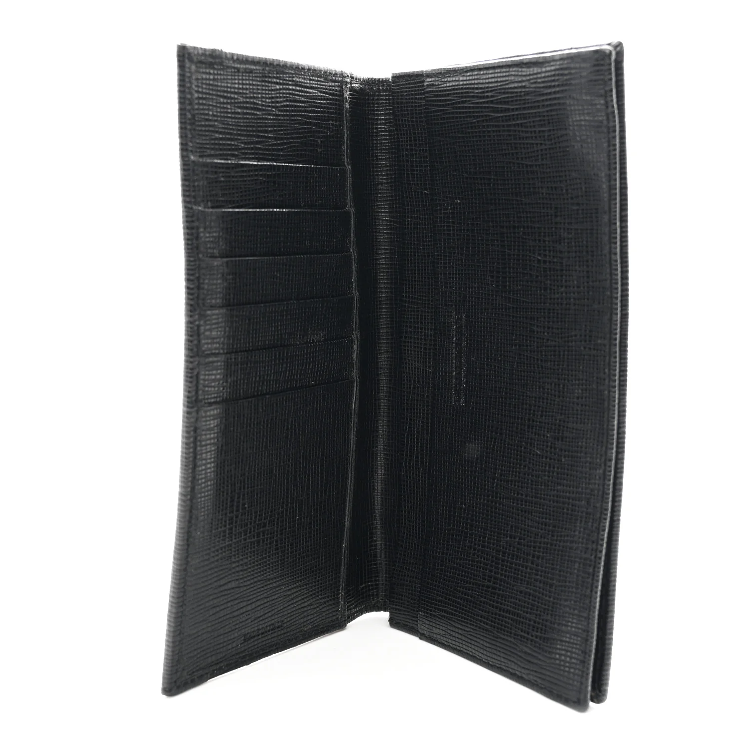 House Check Flap Wallet Black - Image 5