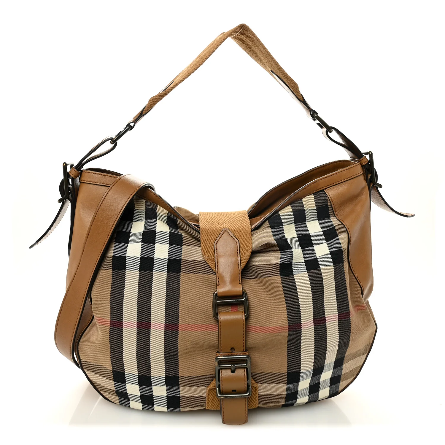 House Check Medium Ashwood Hobo