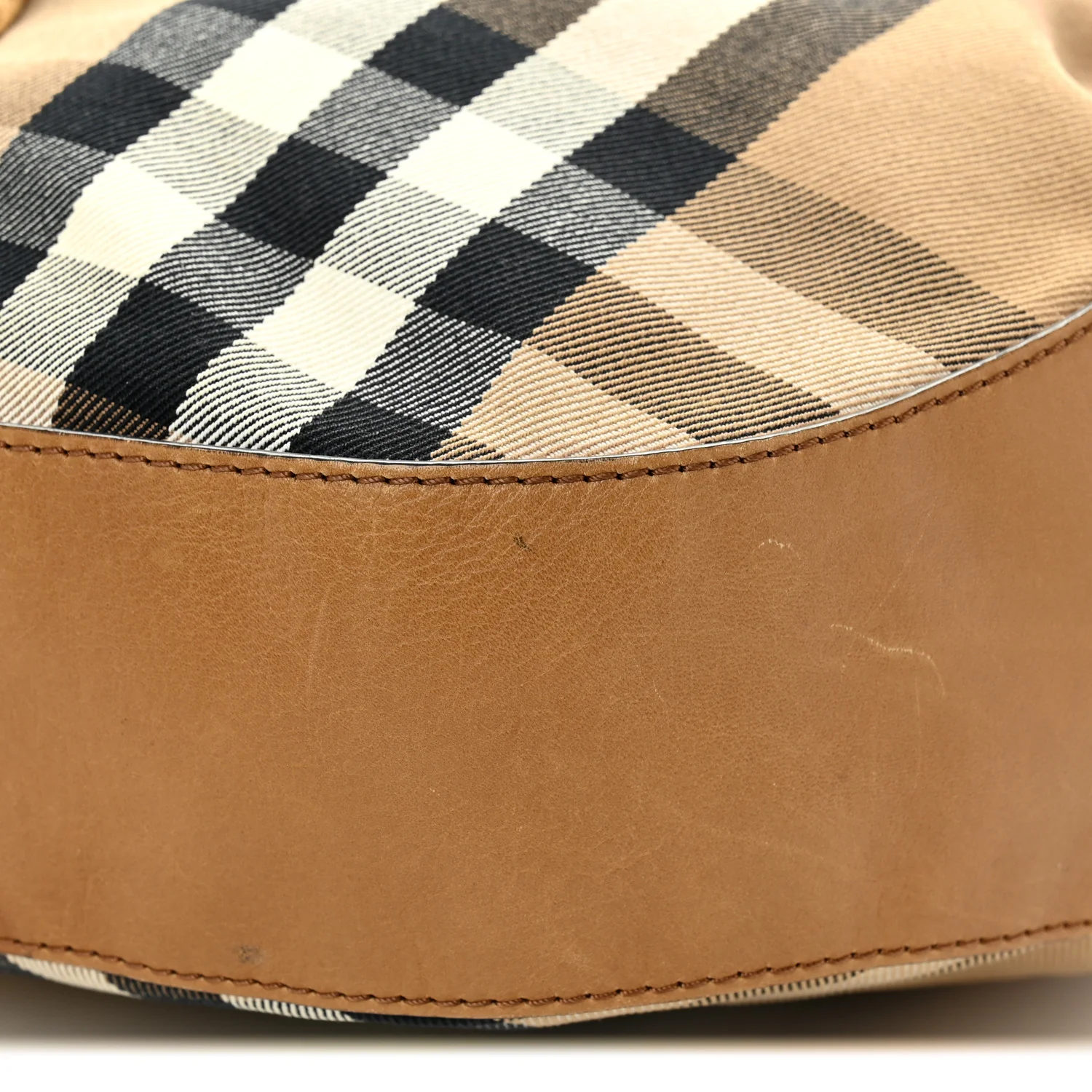House Check Medium Ashwood Hobo - Image 10