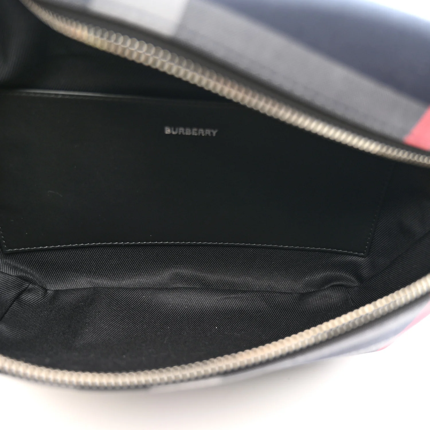 House Check Sonny Bum Bag Navy Grey - Image 5