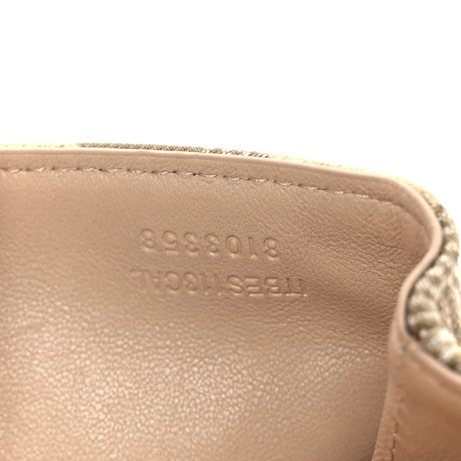 Jacquard Check Soft Snip Mini Chain Bag Teacup - Image 7