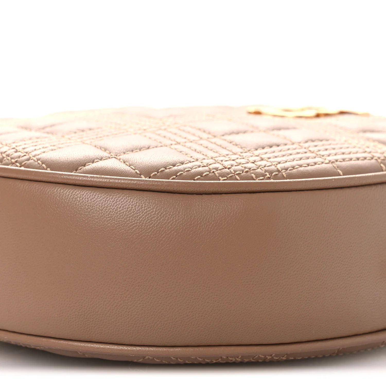 Lambskin Quilted New Louise Bag Camel - Image 10