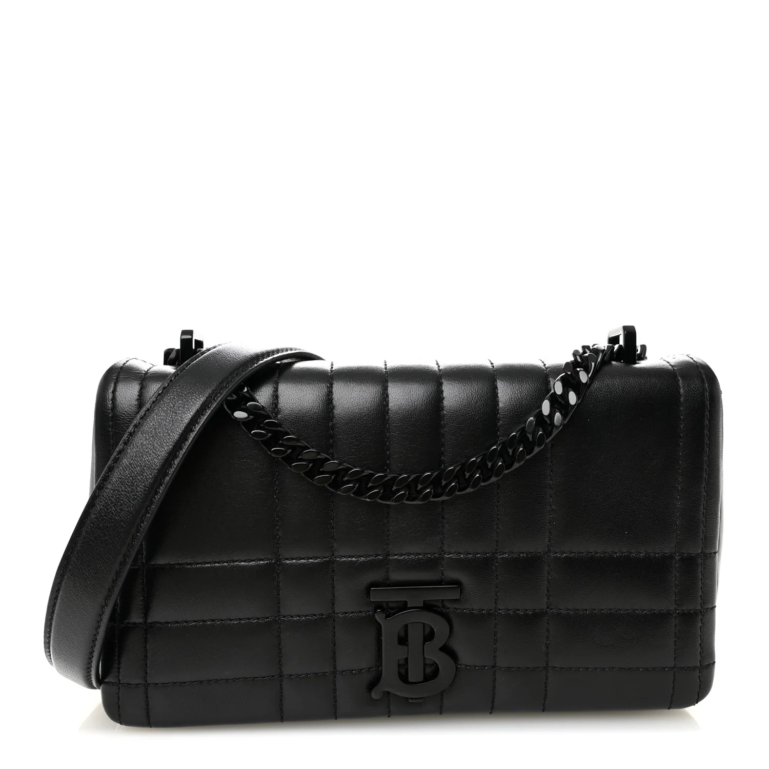 Lambskin Quilted Small Lola Bag Black