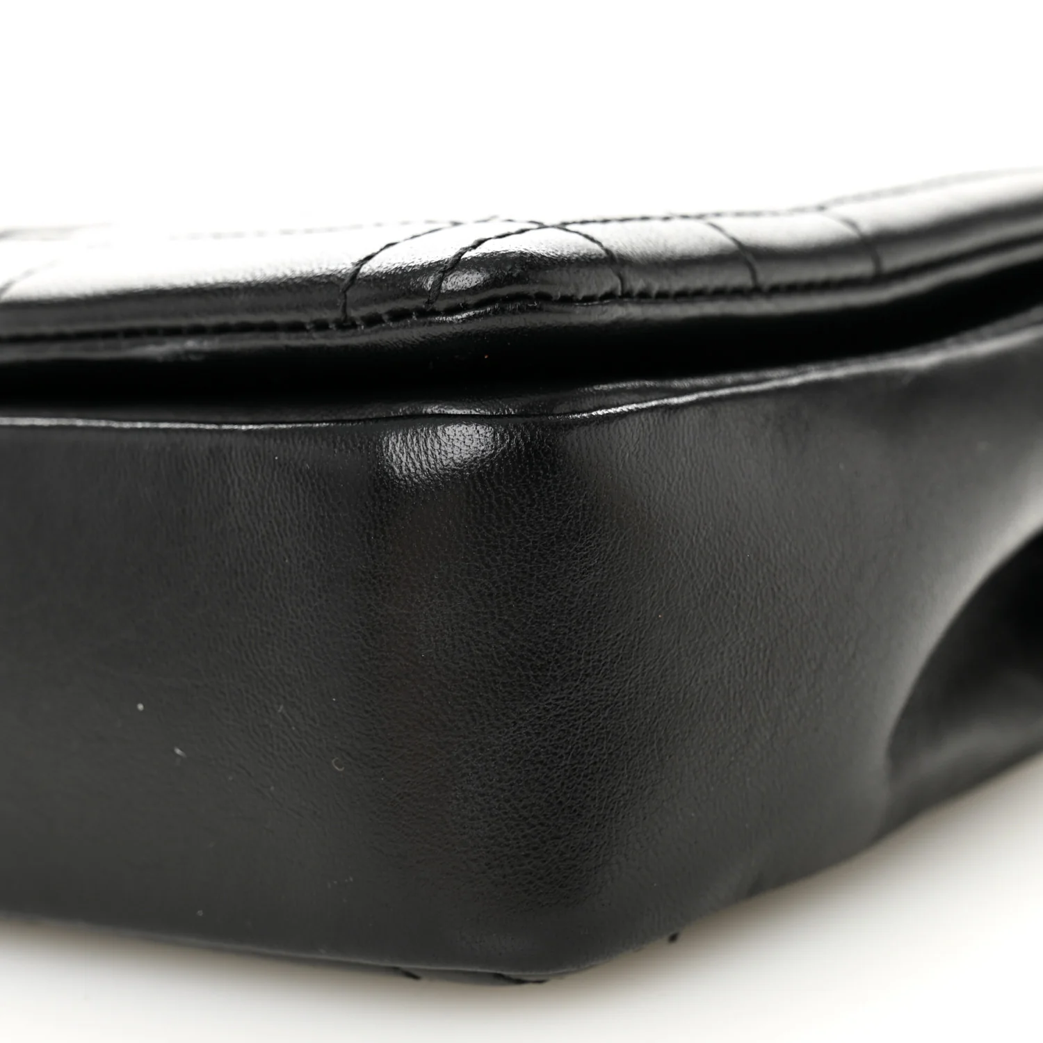 Lambskin Quilted Small Lola Bag Black - Image 10