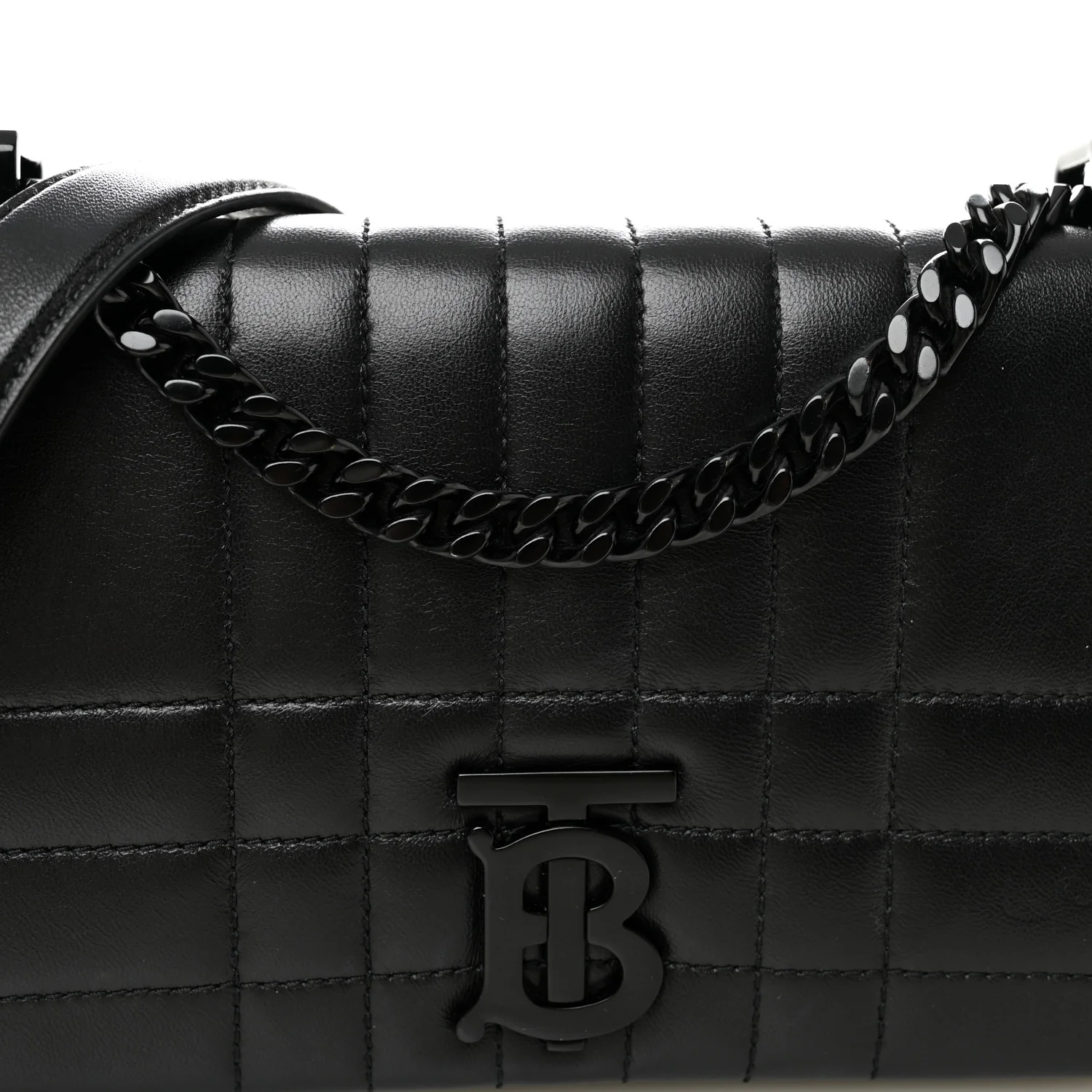 Lambskin Quilted Small Lola Bag Black - Image 8