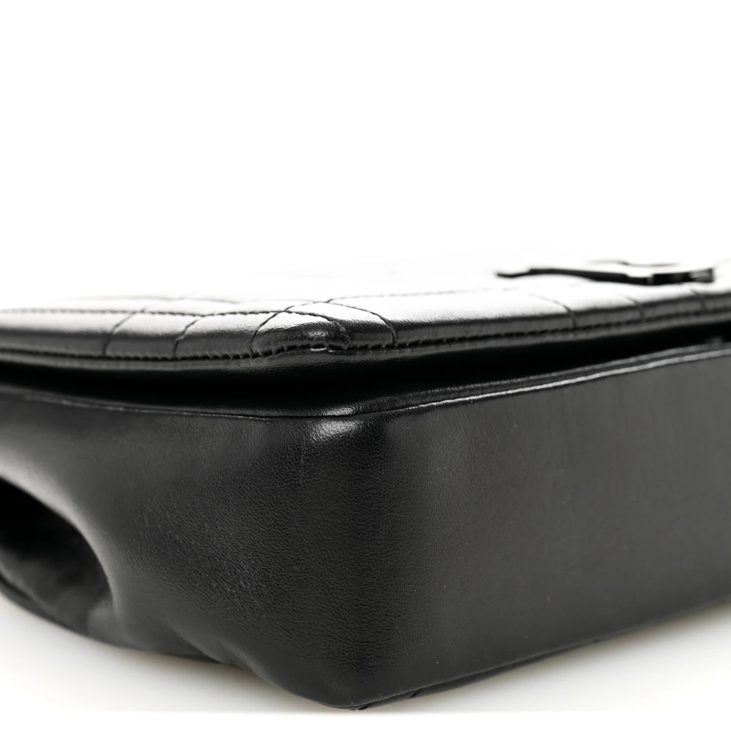 Lambskin Quilted Small Lola Bag Black - Image 9