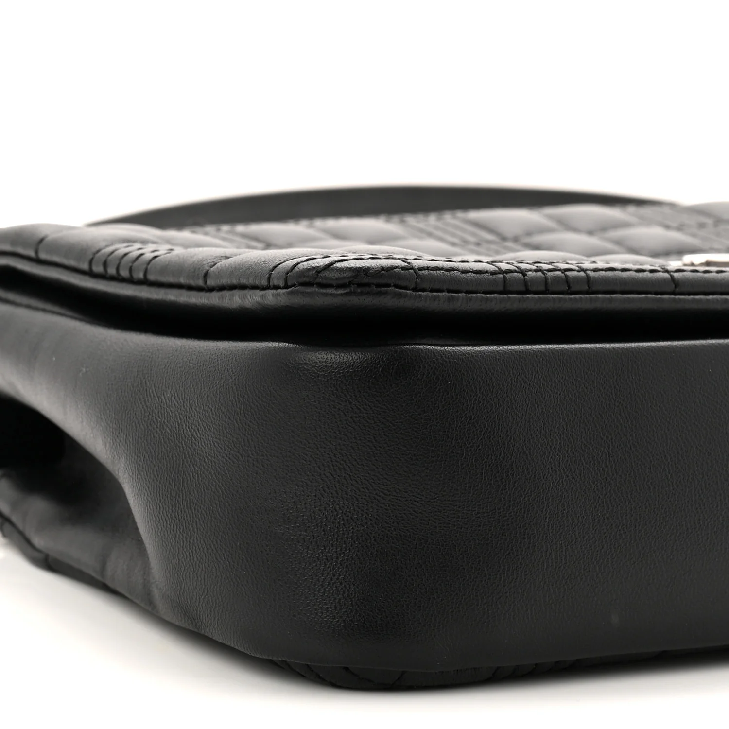Lambskin Quilted Small Lola Bag Black - Image 9