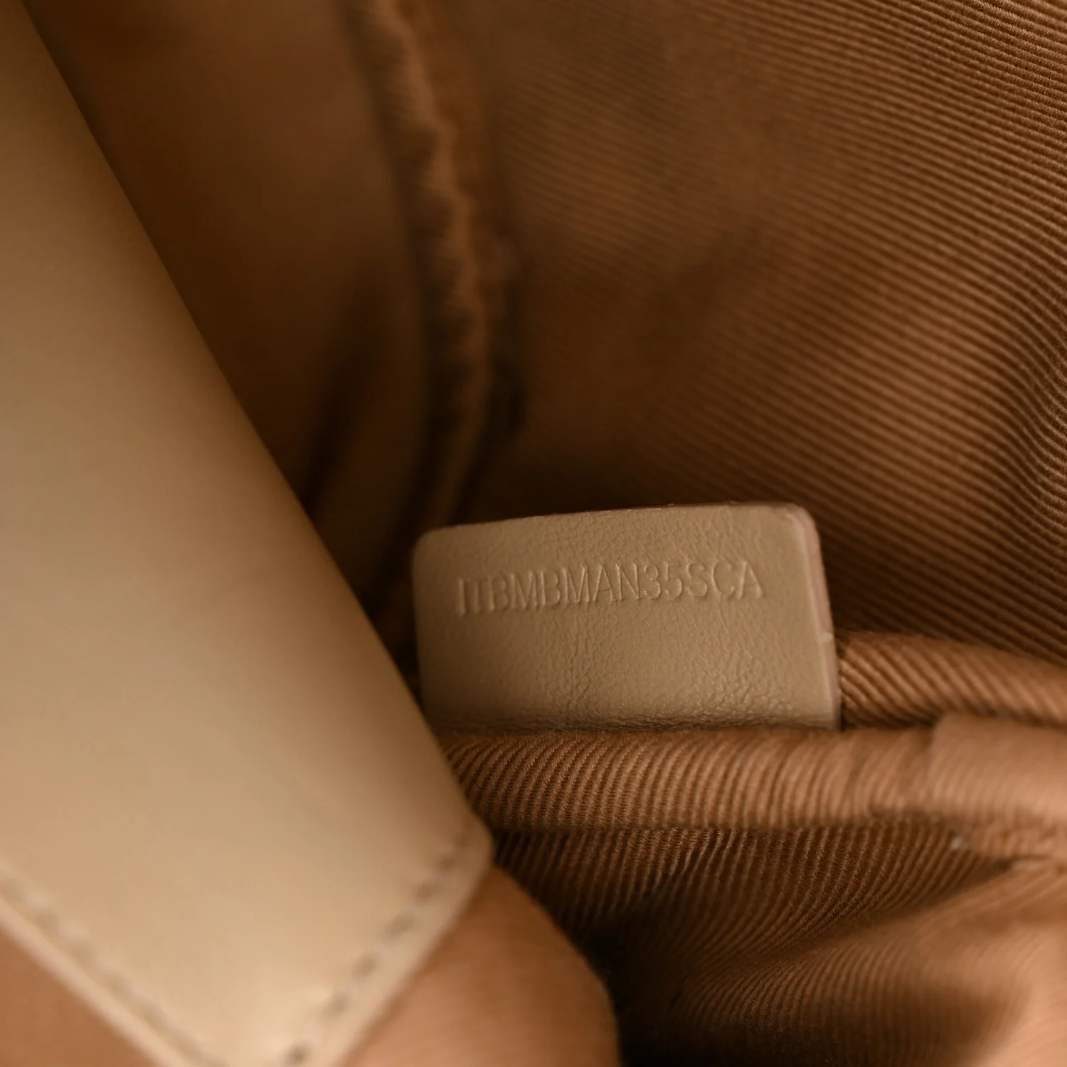 Lambskin Quilted Small Lola Camera Bag Oat Beige - Image 7