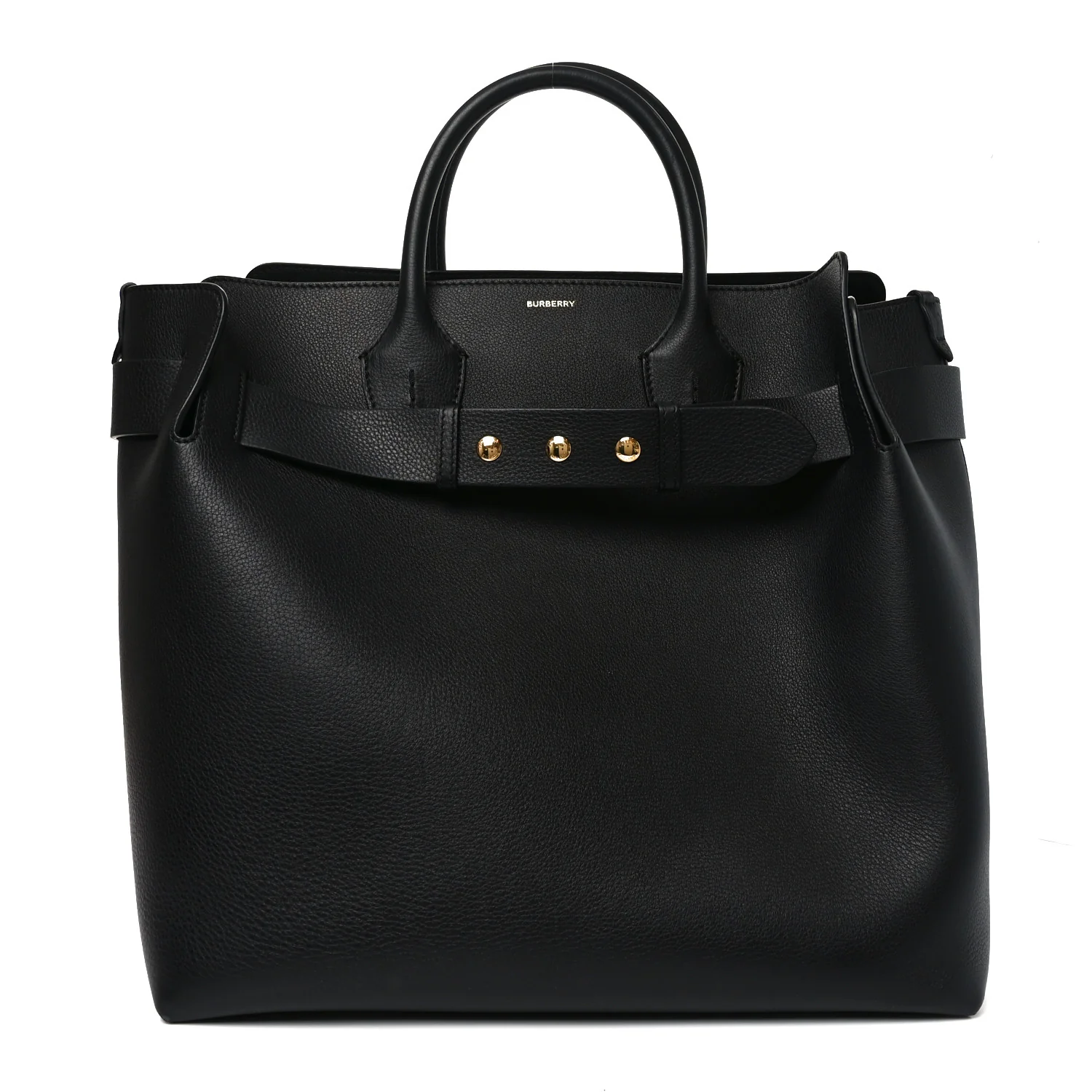 Marais Calfskin Large Belt Bag Black