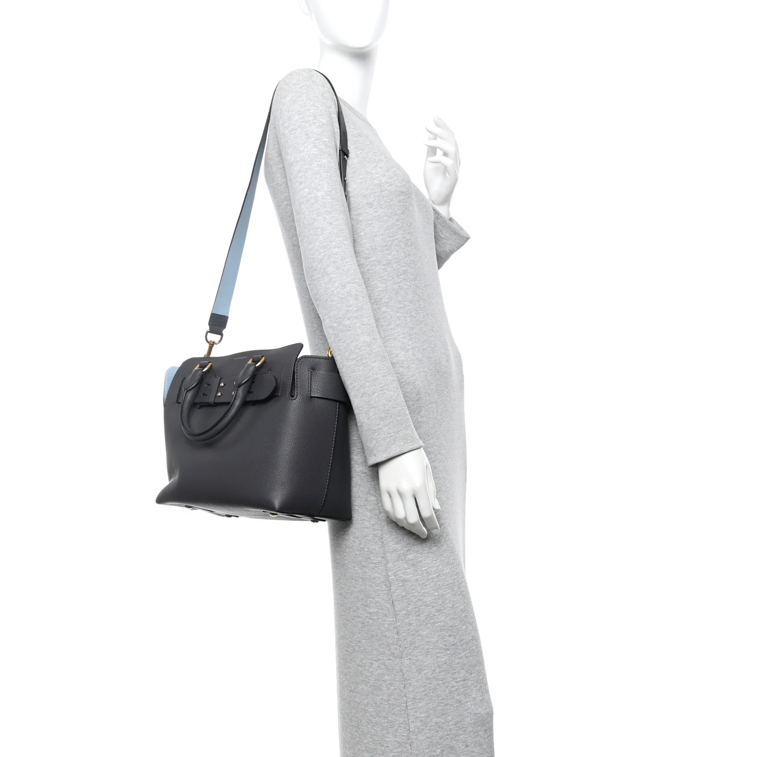 Marais Calfskin Small Belt Bag Charcoal Grey - Image 2