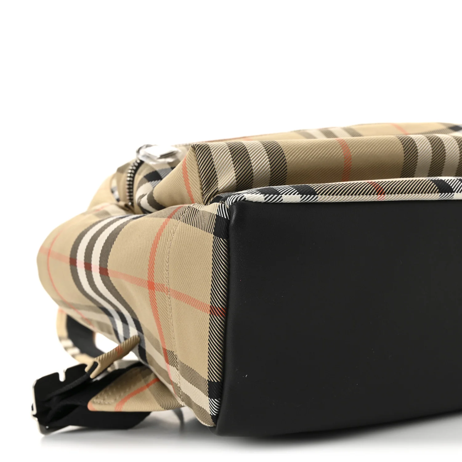 Nylon Check Childrens Medium Huey Backpack Sand - Image 8