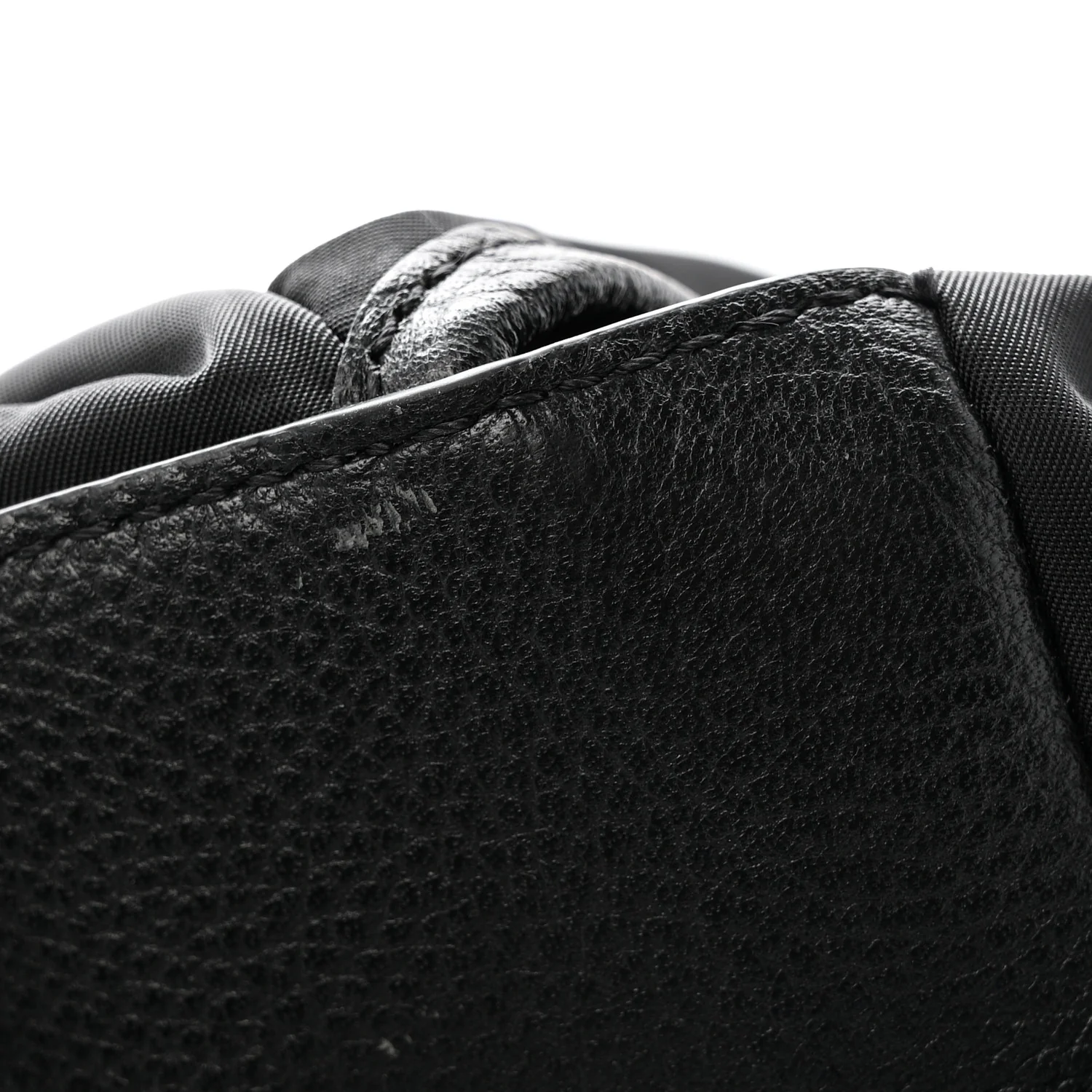Nylon Grained Calfskin Watson Diaper Bag Black - Image 12