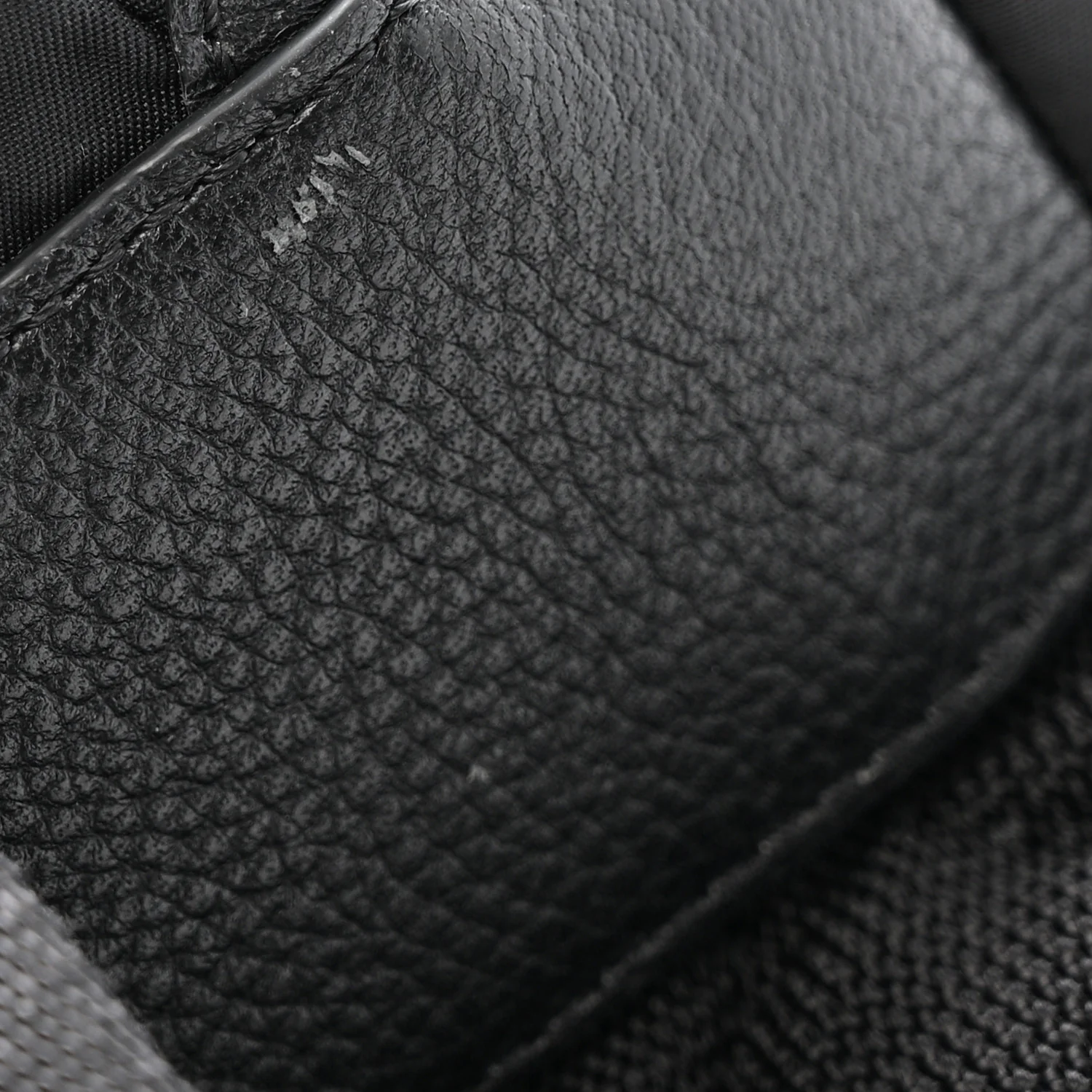Nylon Grained Calfskin Watson Diaper Bag Black - Image 13