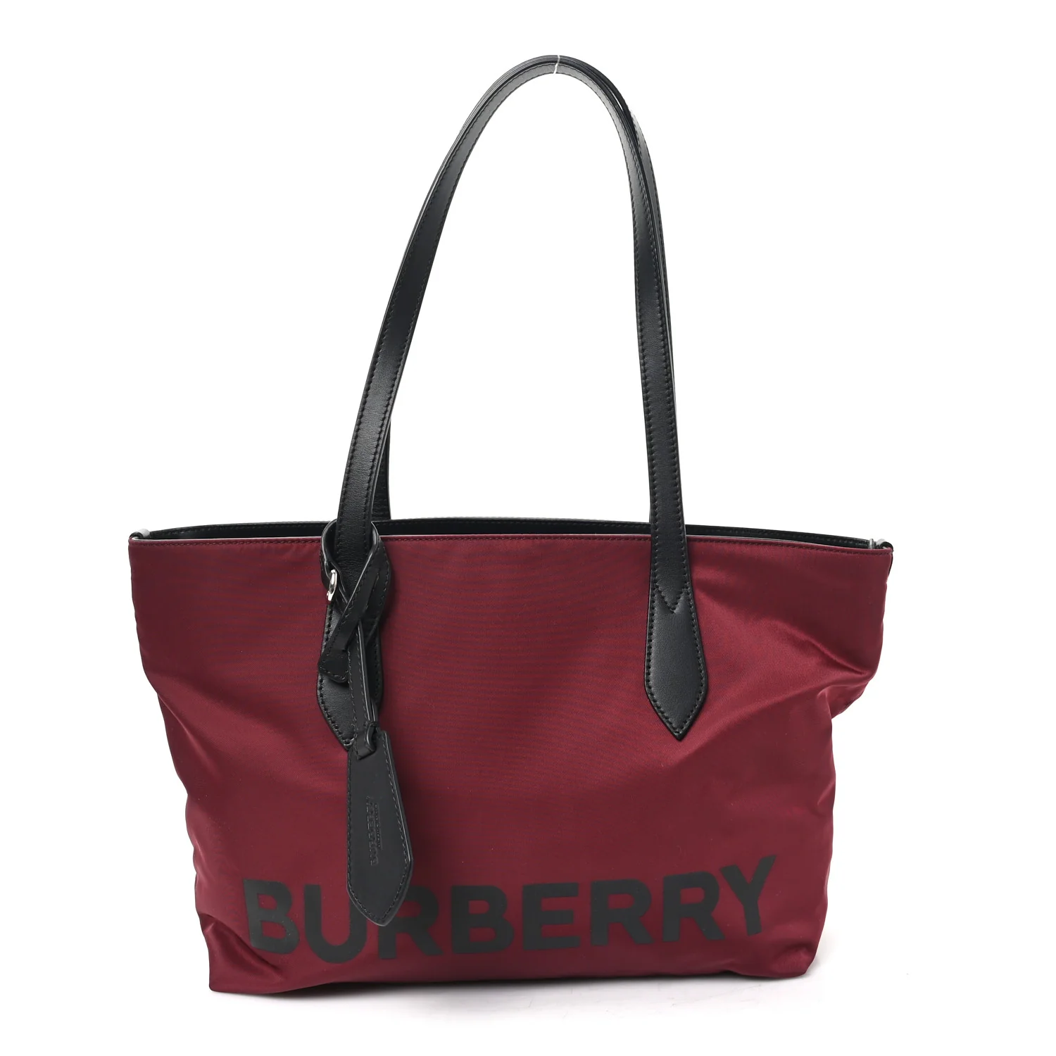 Nylon Logo Small Ardwell Tote Burgundy