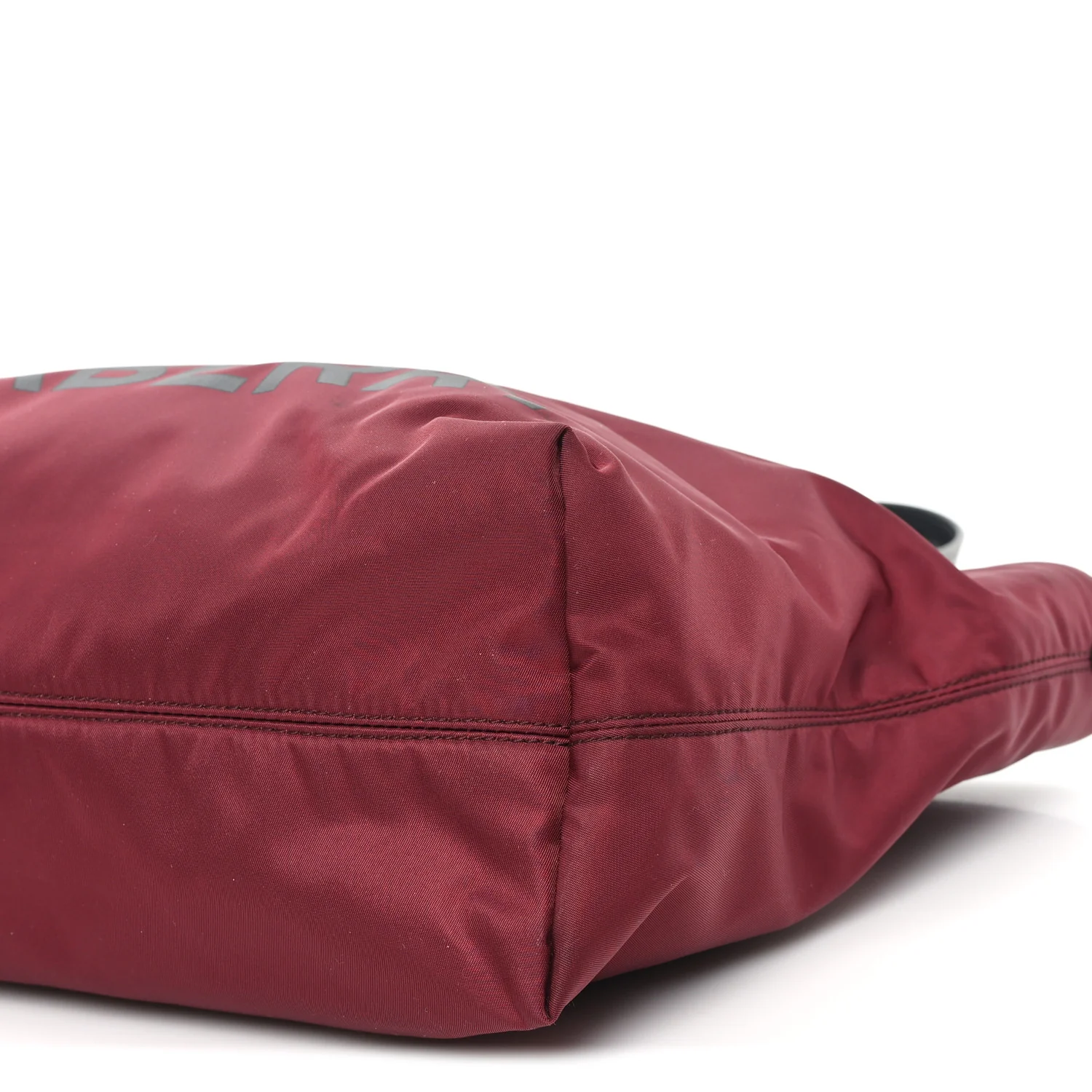 Nylon Logo Small Ardwell Tote Burgundy - Image 10