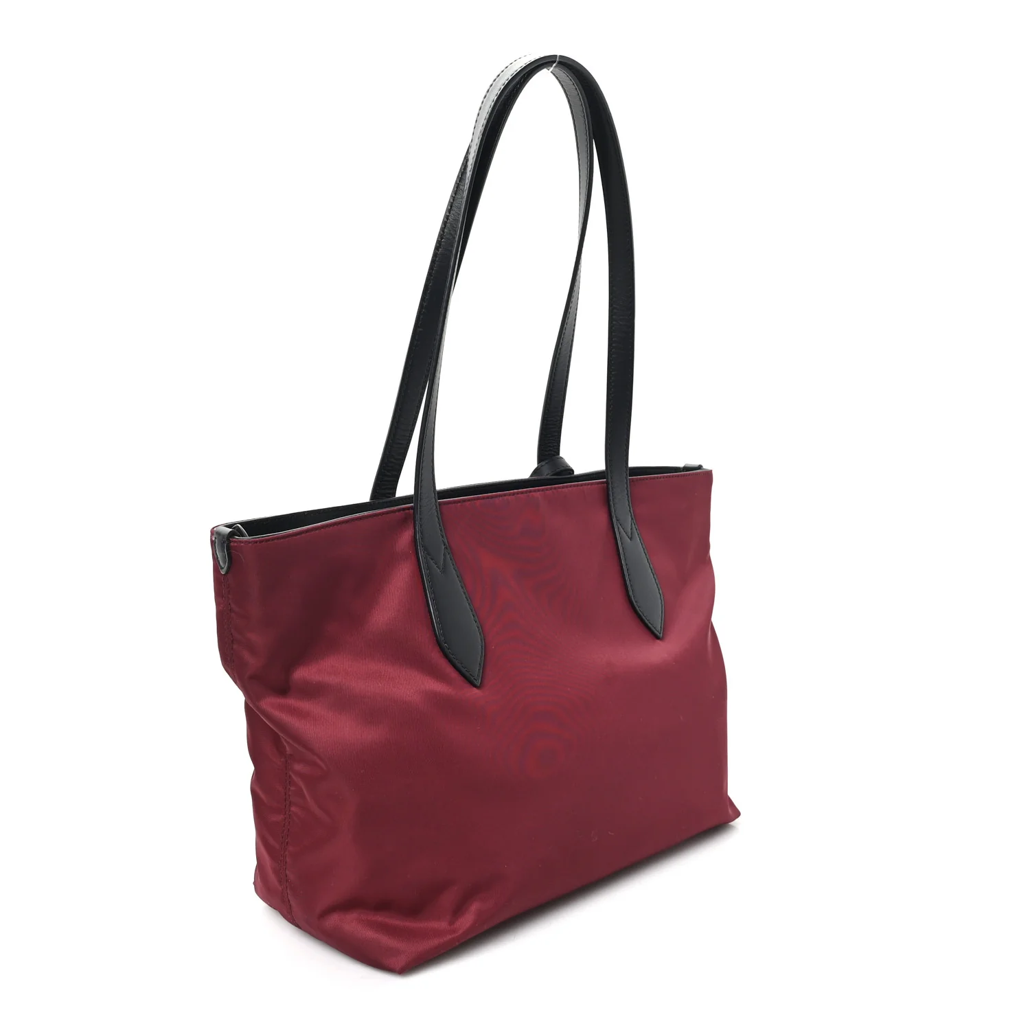 Nylon Logo Small Ardwell Tote Burgundy - Image 3