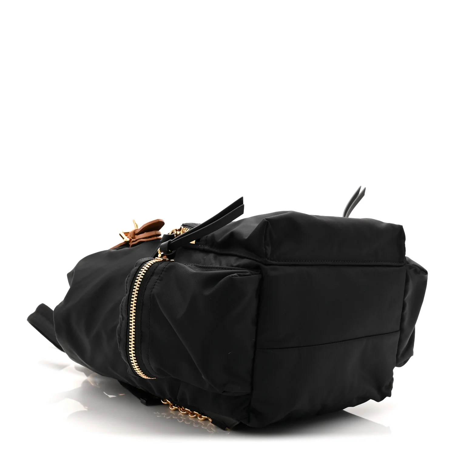 Nylon Medium Rucksack Backpack Black - Image 4