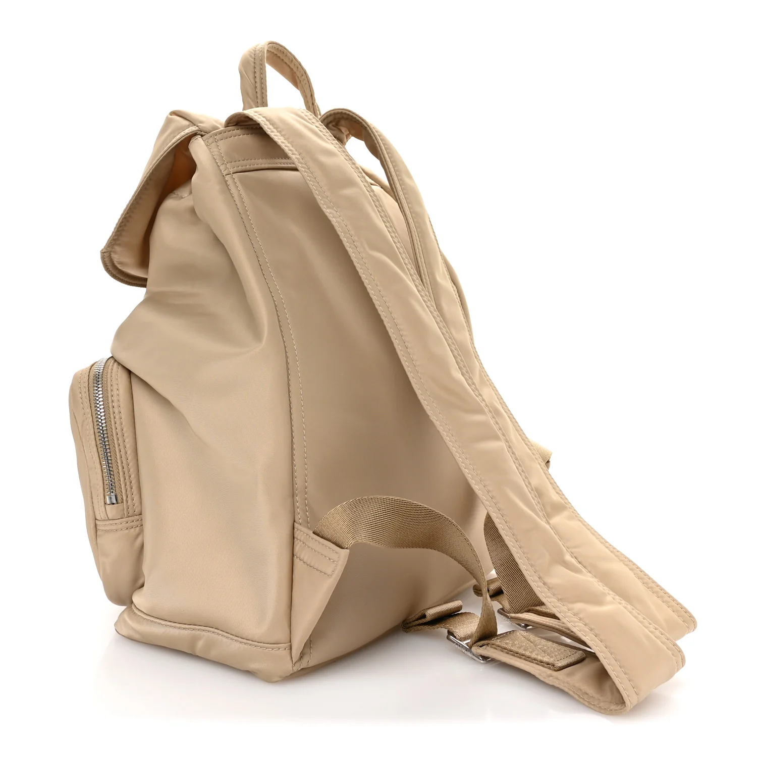 Nylon Small Rucksack Backpack Gold Honey - Image 3