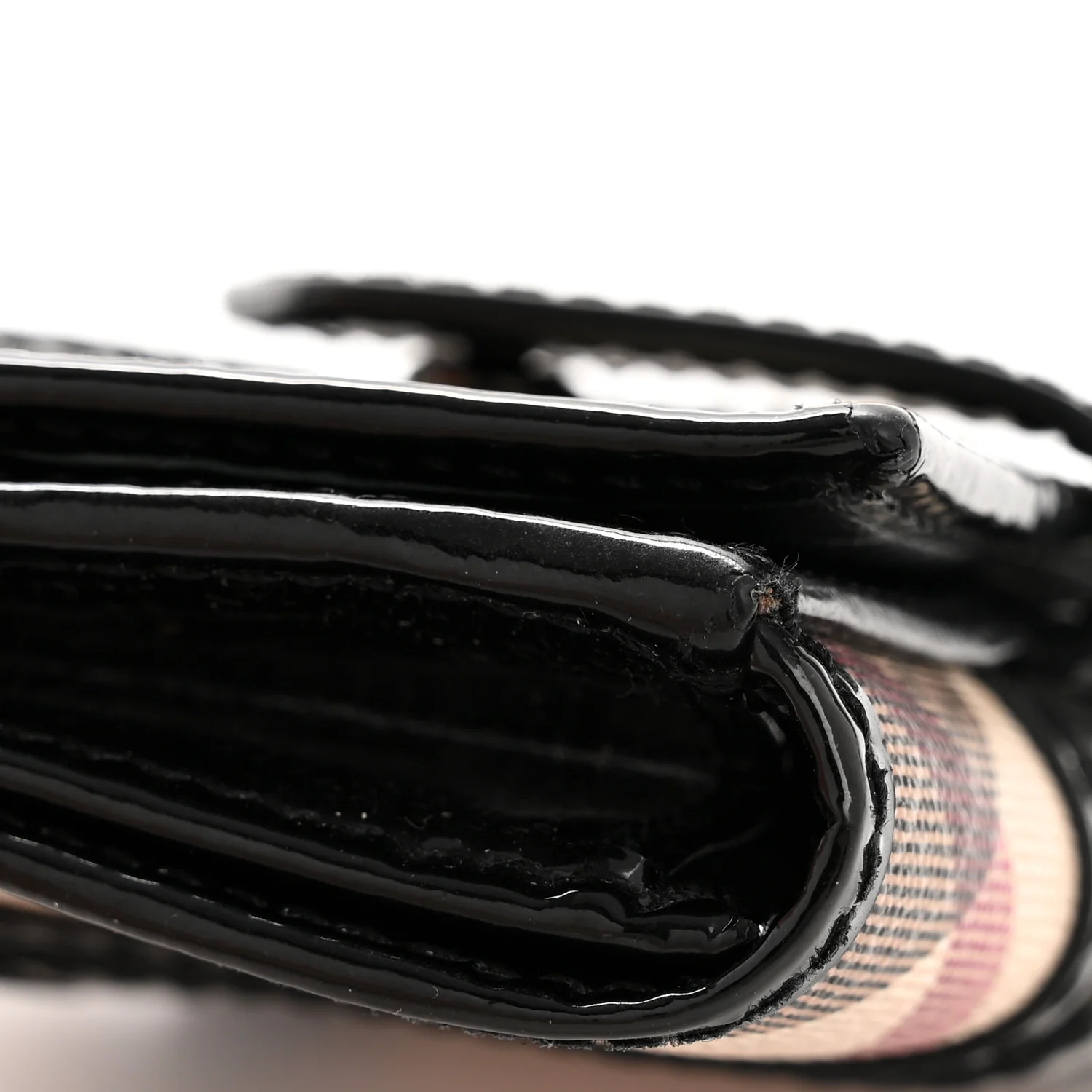 Patent Nova Check Wallet Black - Image 12