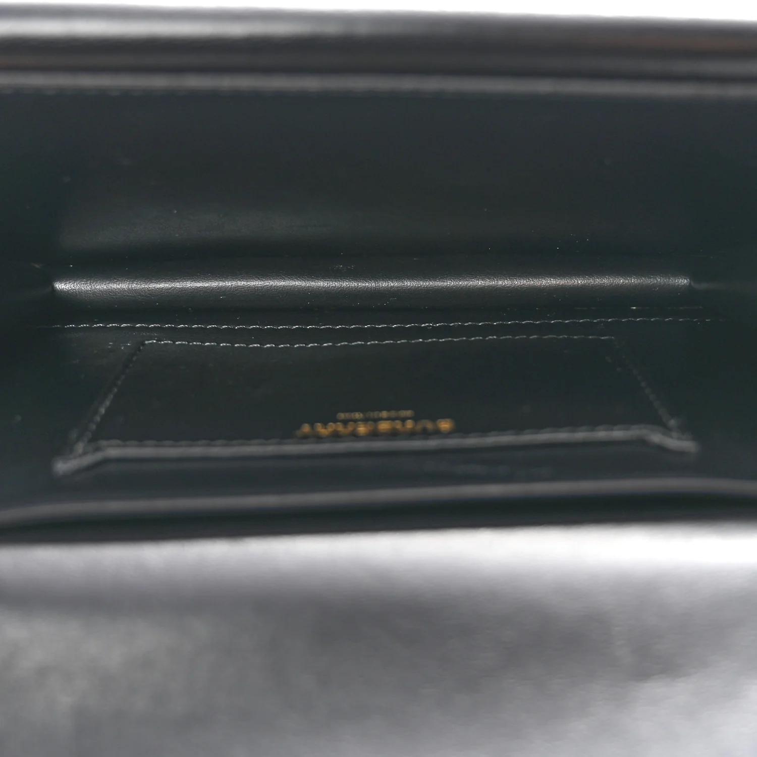 Smooth Calfskin Quilted Check TB Envelope Belt Bag Black - Image 5