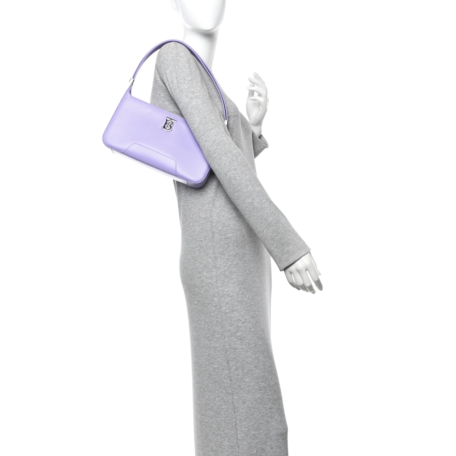 Smooth Calfskin TB Shoulder Bag Soft Violet - Image 2